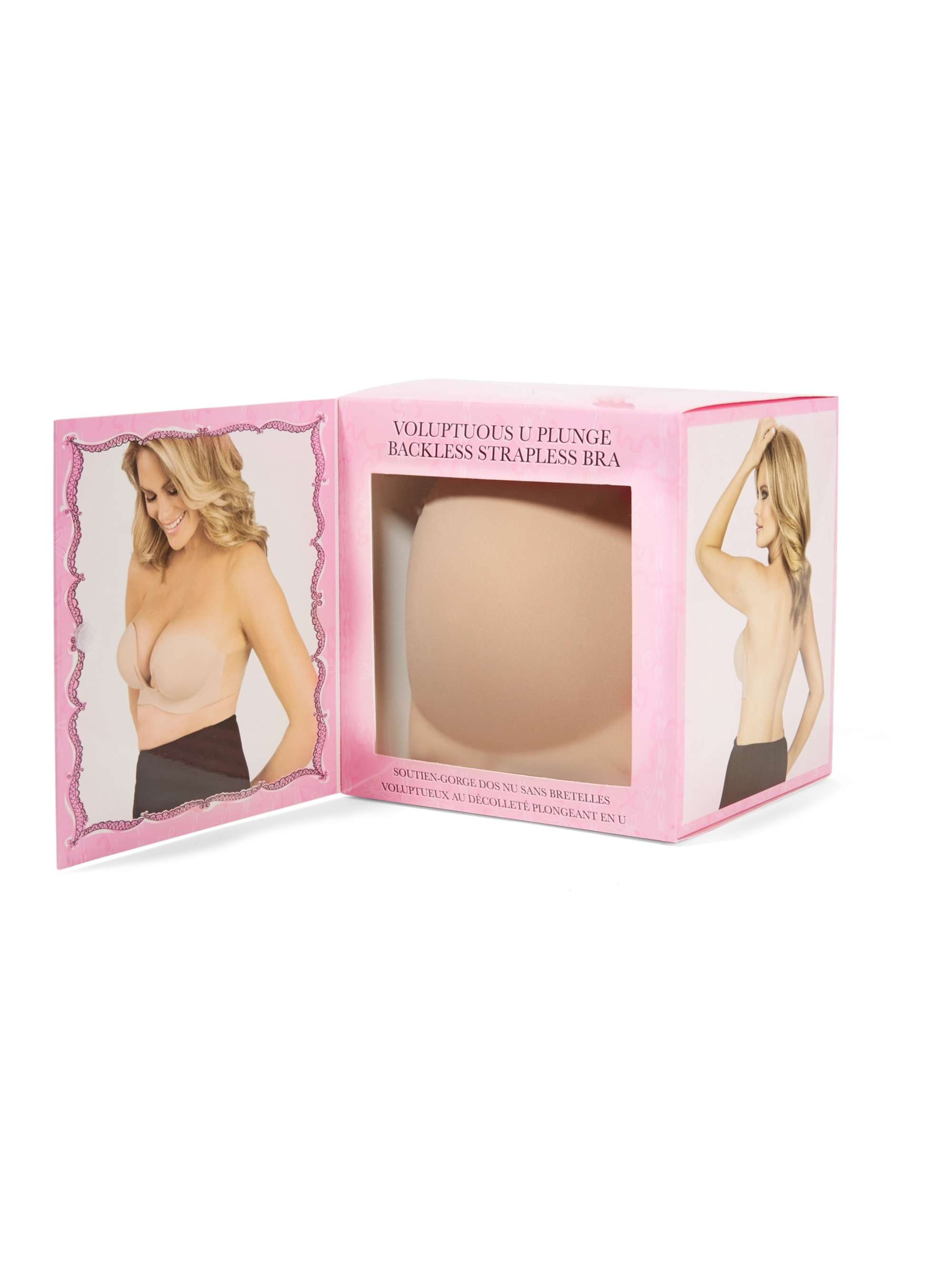 FASHION FORMS Voluptuous U-Plunge self-adhesive backless strapless bra