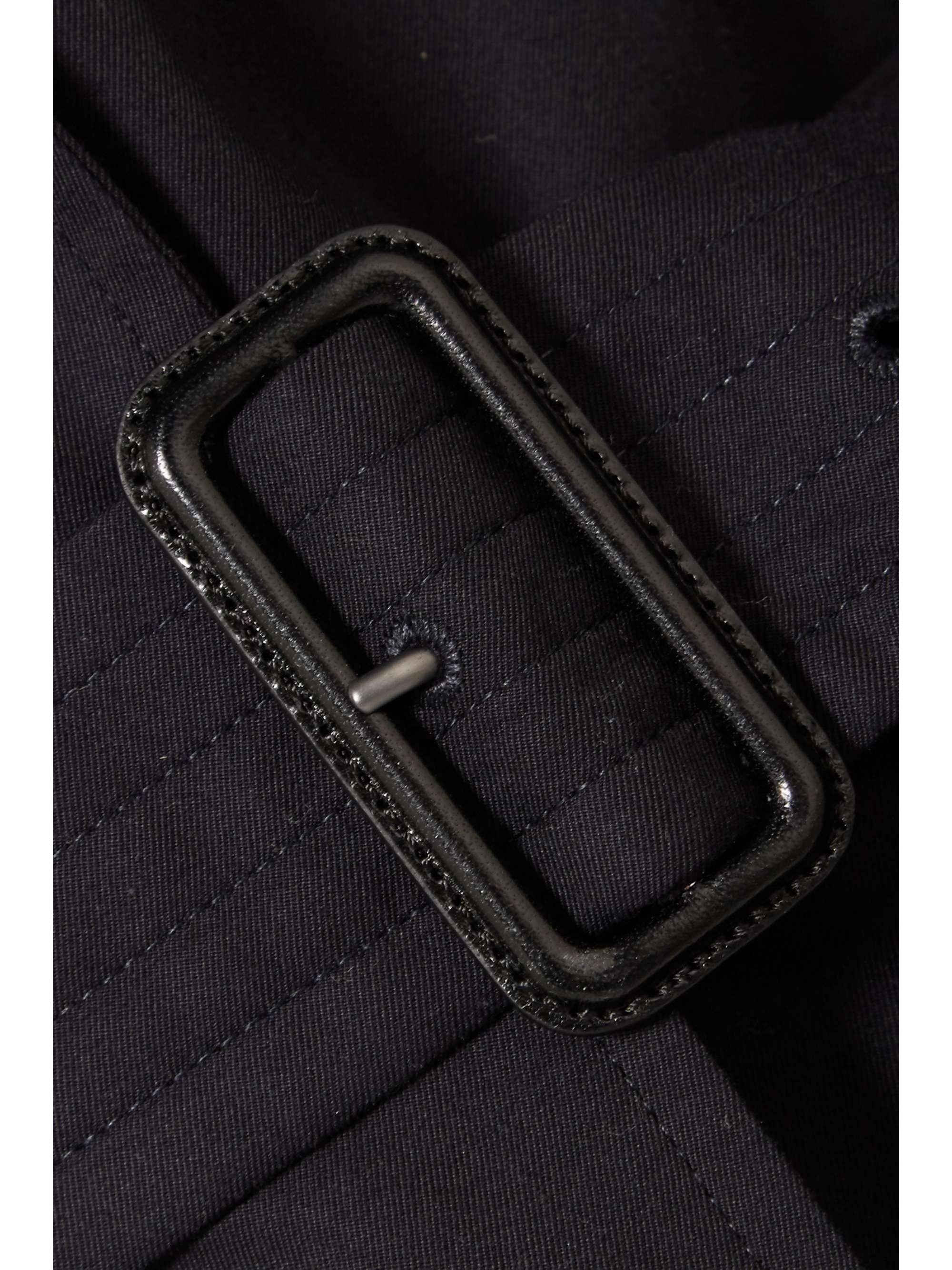 BURBERRY The Kensington Long cotton-gabardine trench coat