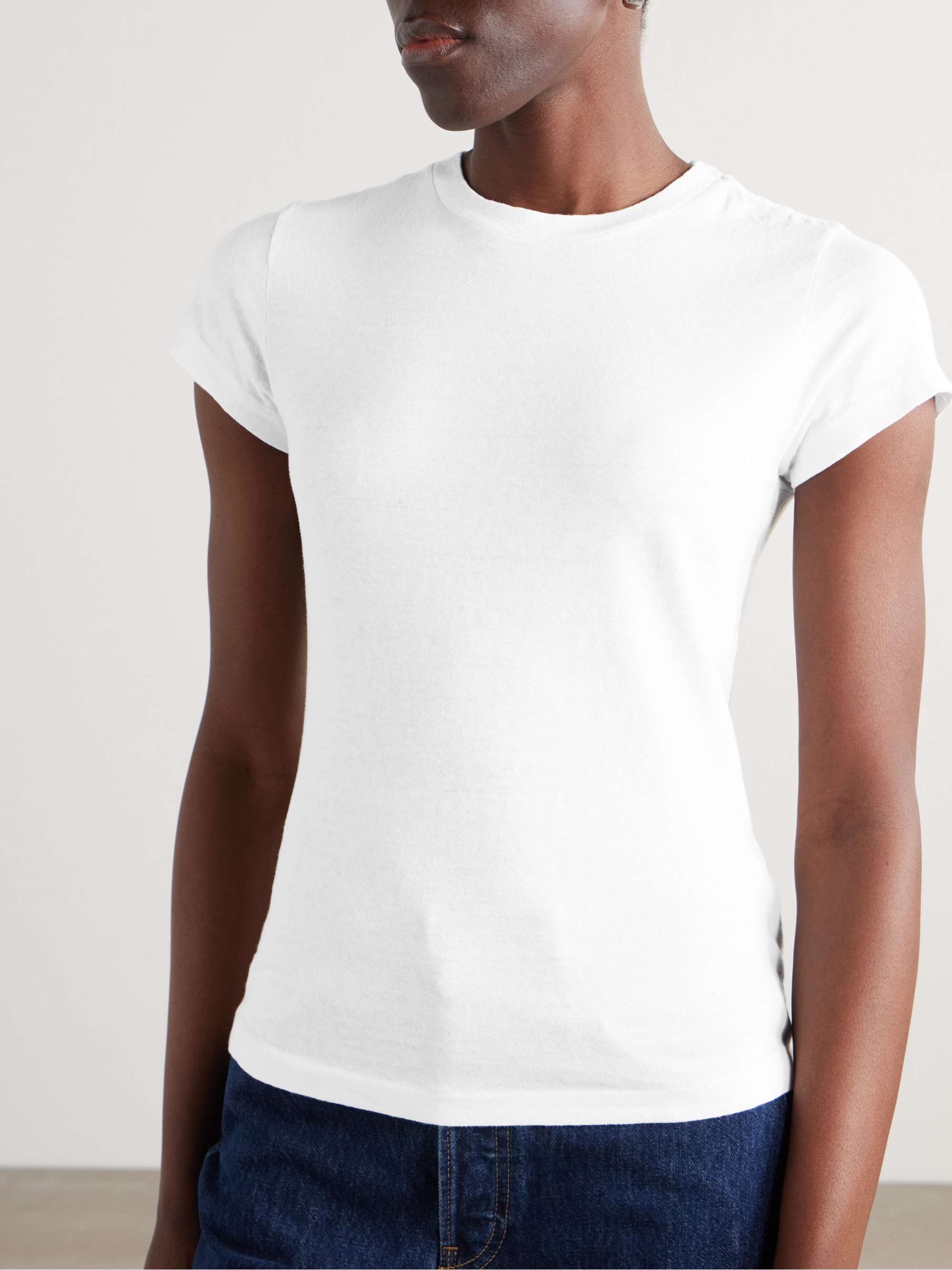 RE/DONE + Hanes 1960s cottonjersey Tshirt NETAPORTER