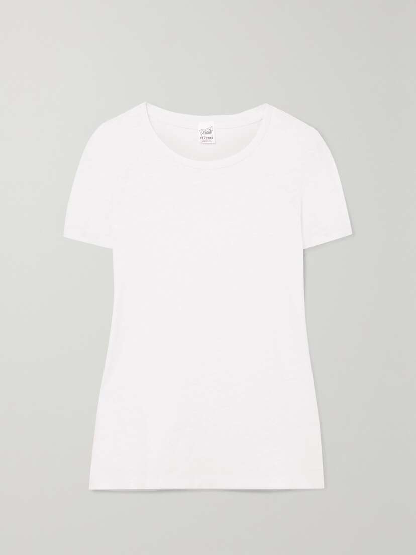 RE/DONE + Hanes 1960s Cotton-jersey T-shirt