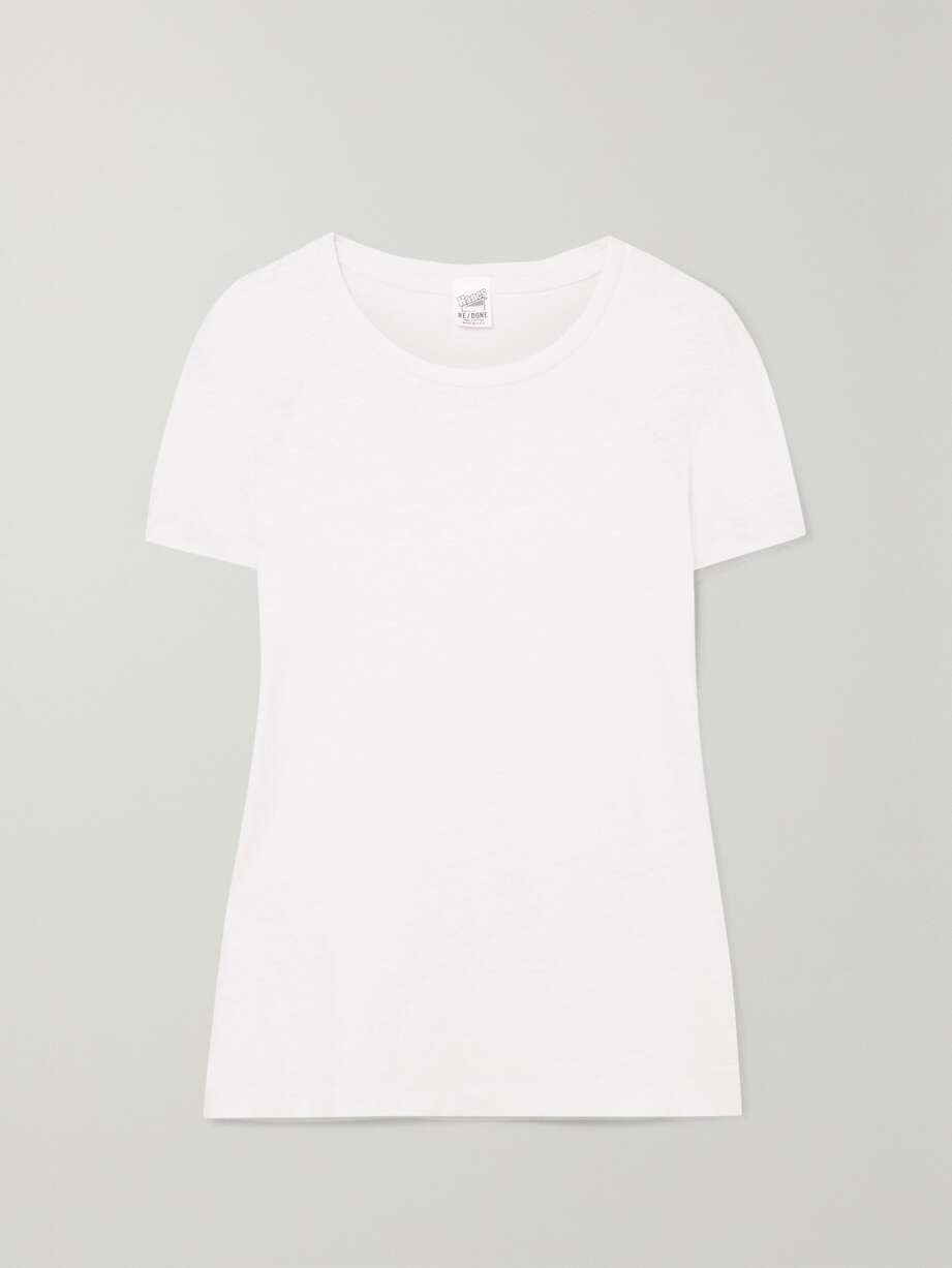 RE/DONE + Hanes 1960s cottonjersey Tshirt NETAPORTER