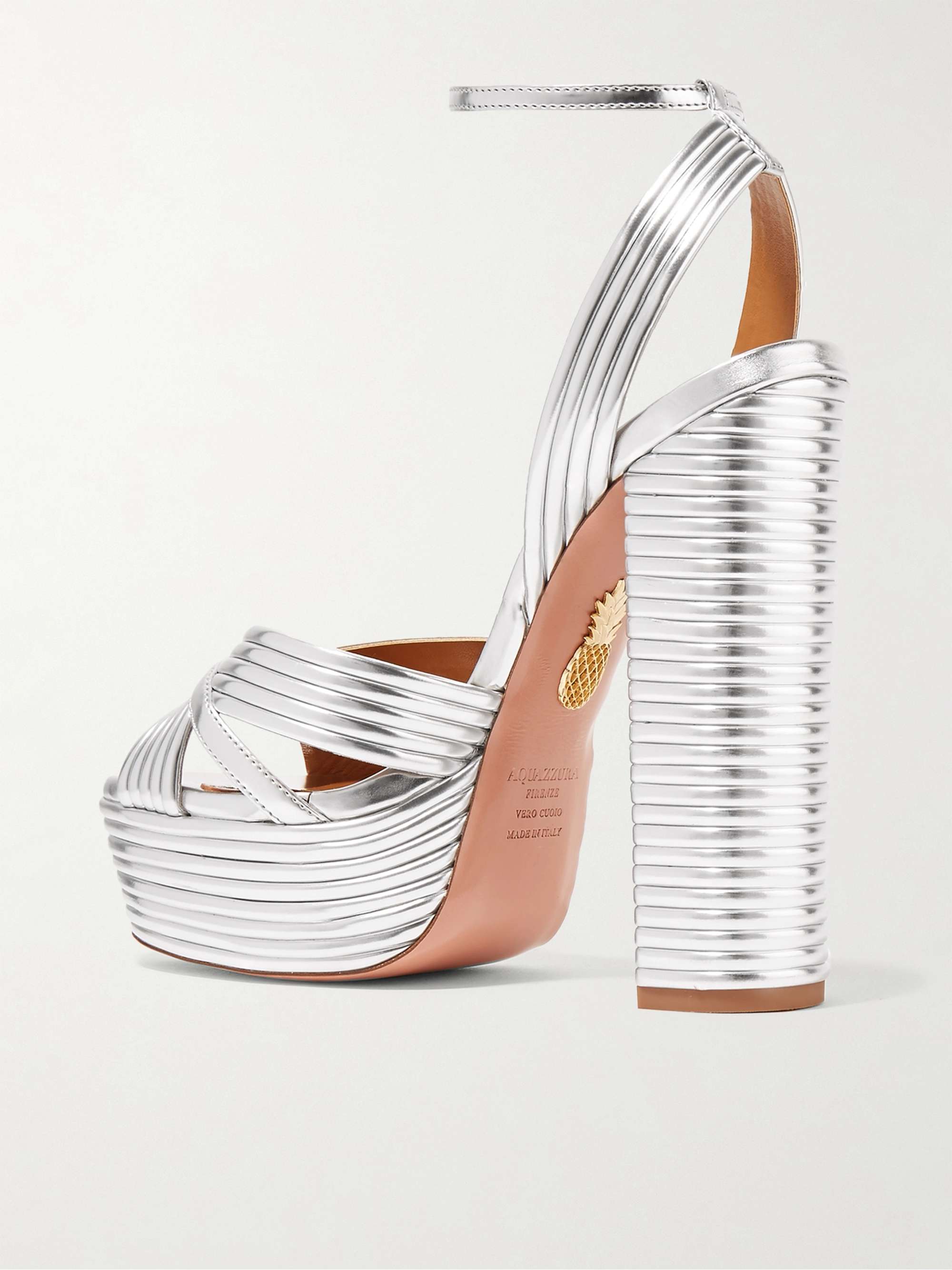 AQUAZZURA Sundance 140 cork platform sandals