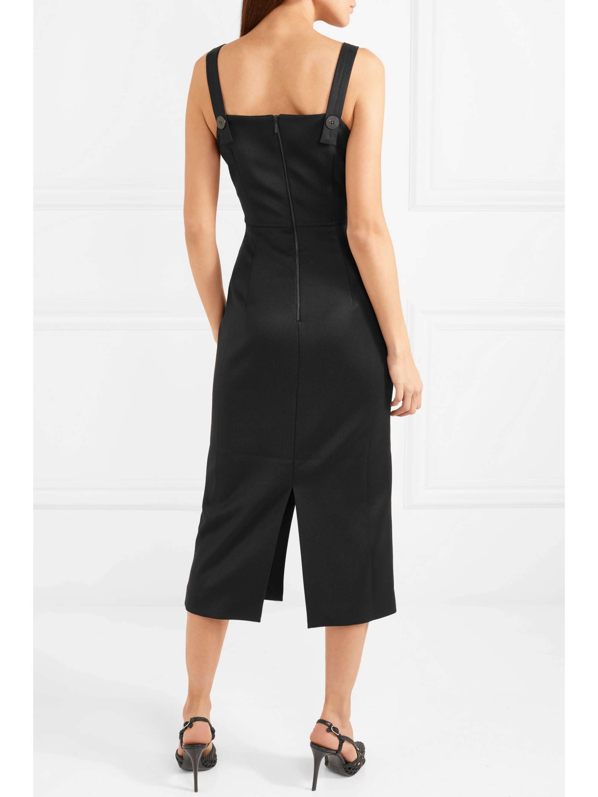 CEFINN Twill midi dress