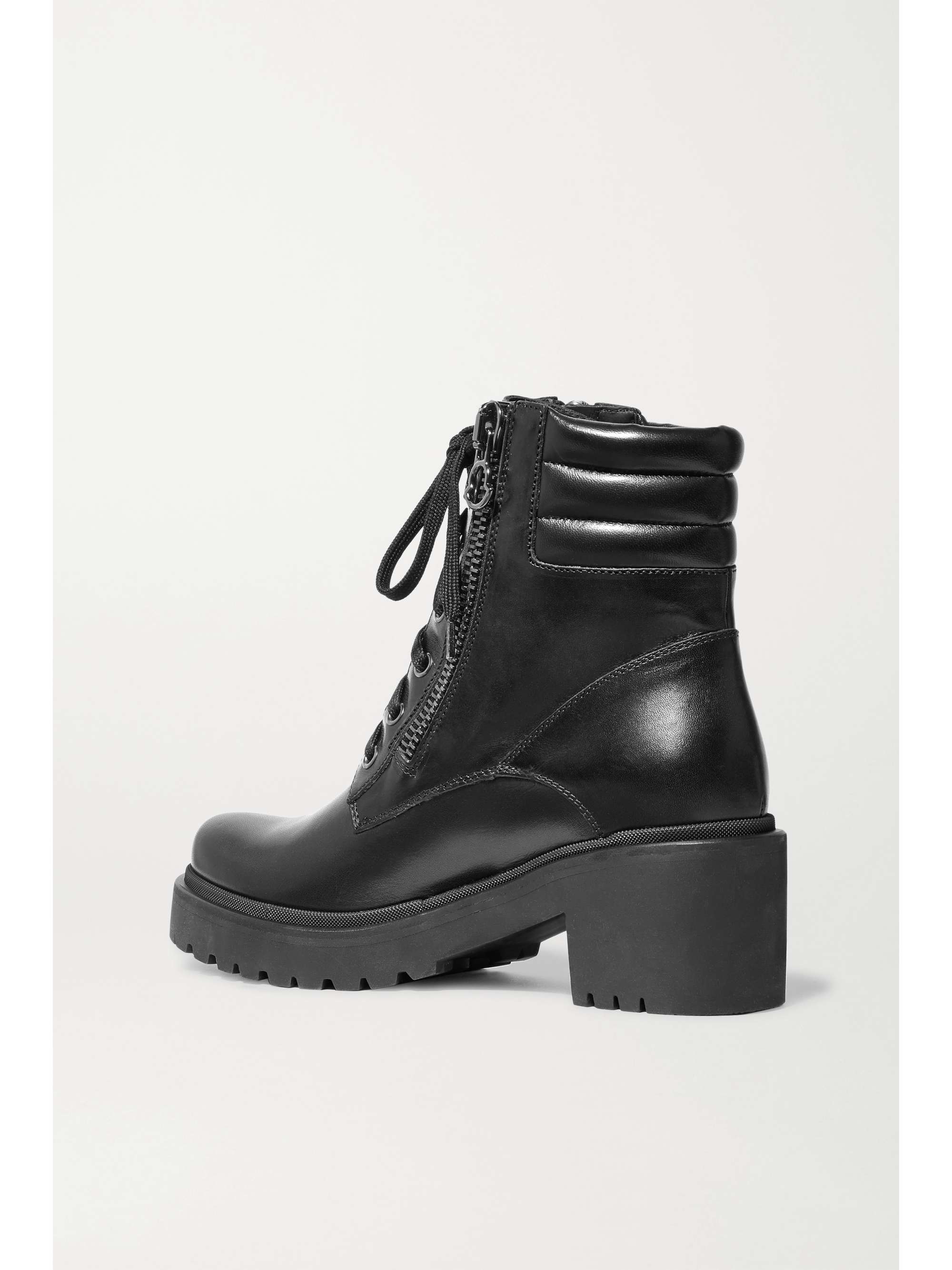 MONCLER Viviane leather ankle boots