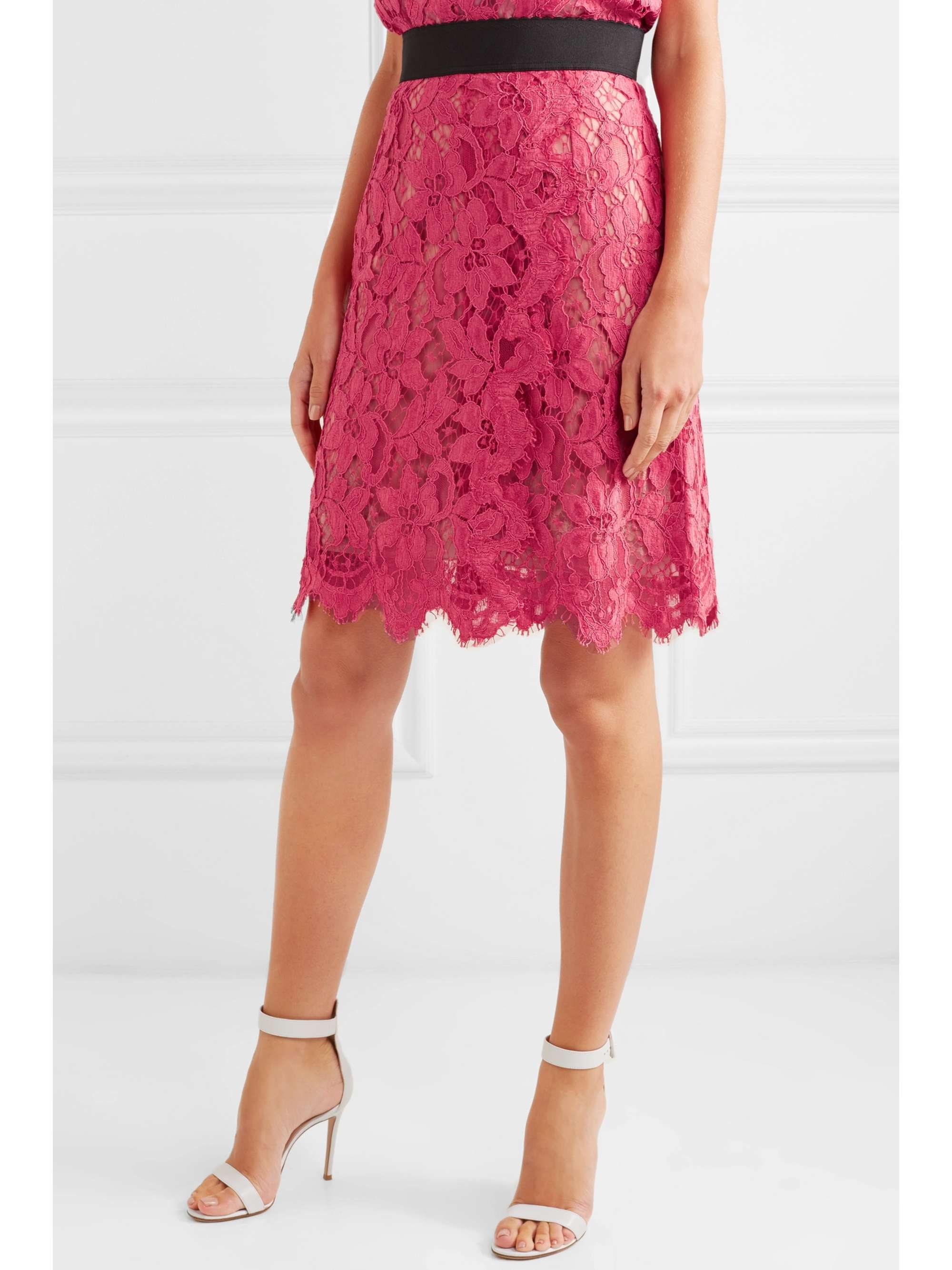 DOLCE&GABBANA Guipure lace skirt