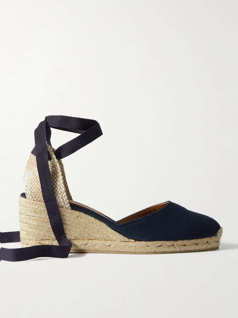 Castañer Carina 60 Canvas Wedge Espadrilles