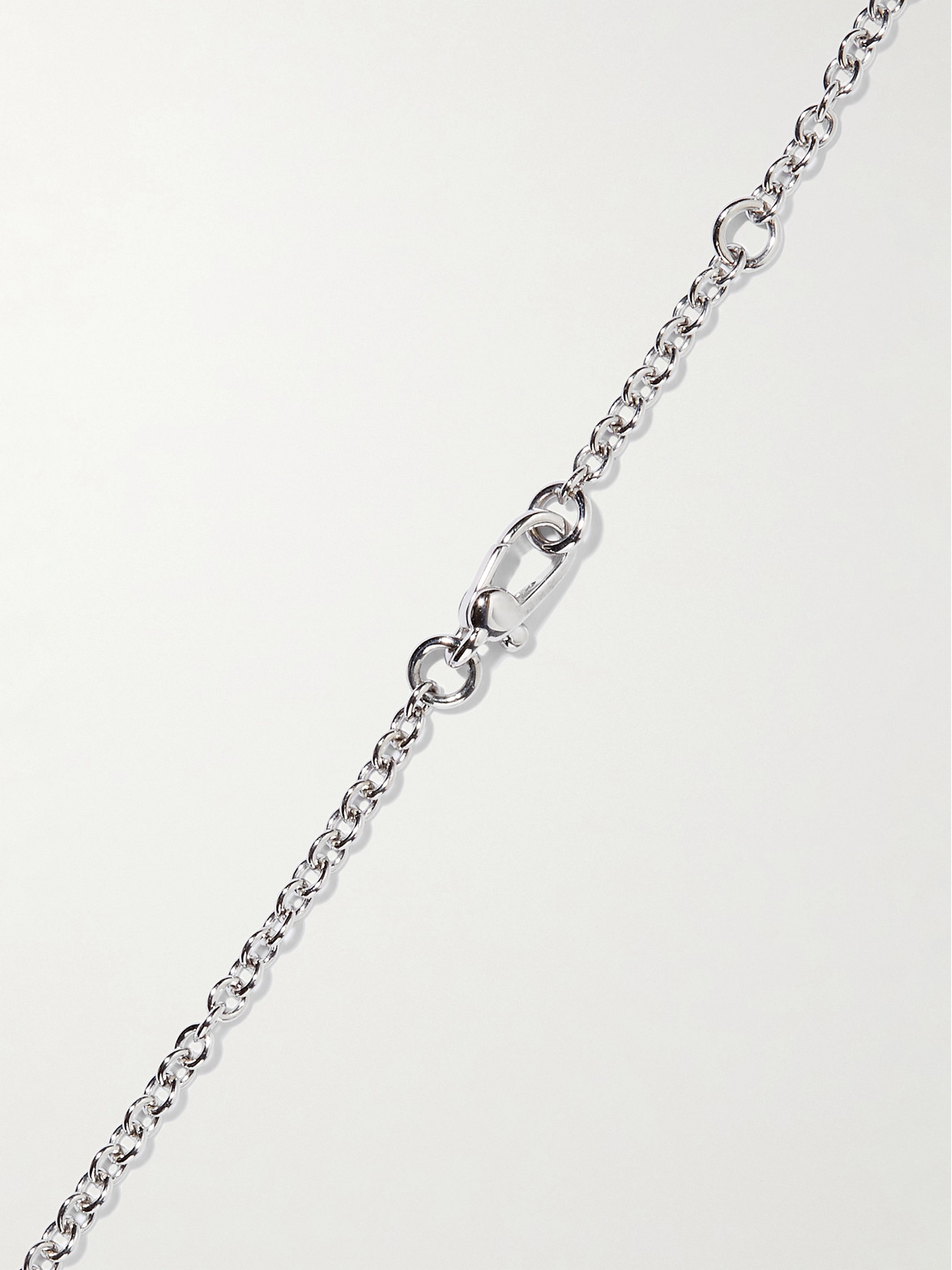 Pomellato Nudo Solitaire 18-karat White And Rose Gold Diamond Necklace In White Gold