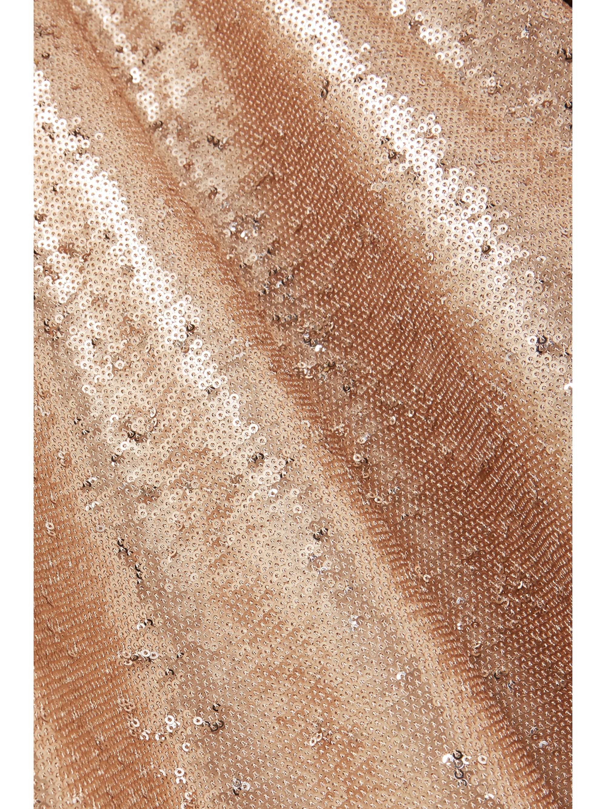 RASARIO Sequined crepe gown