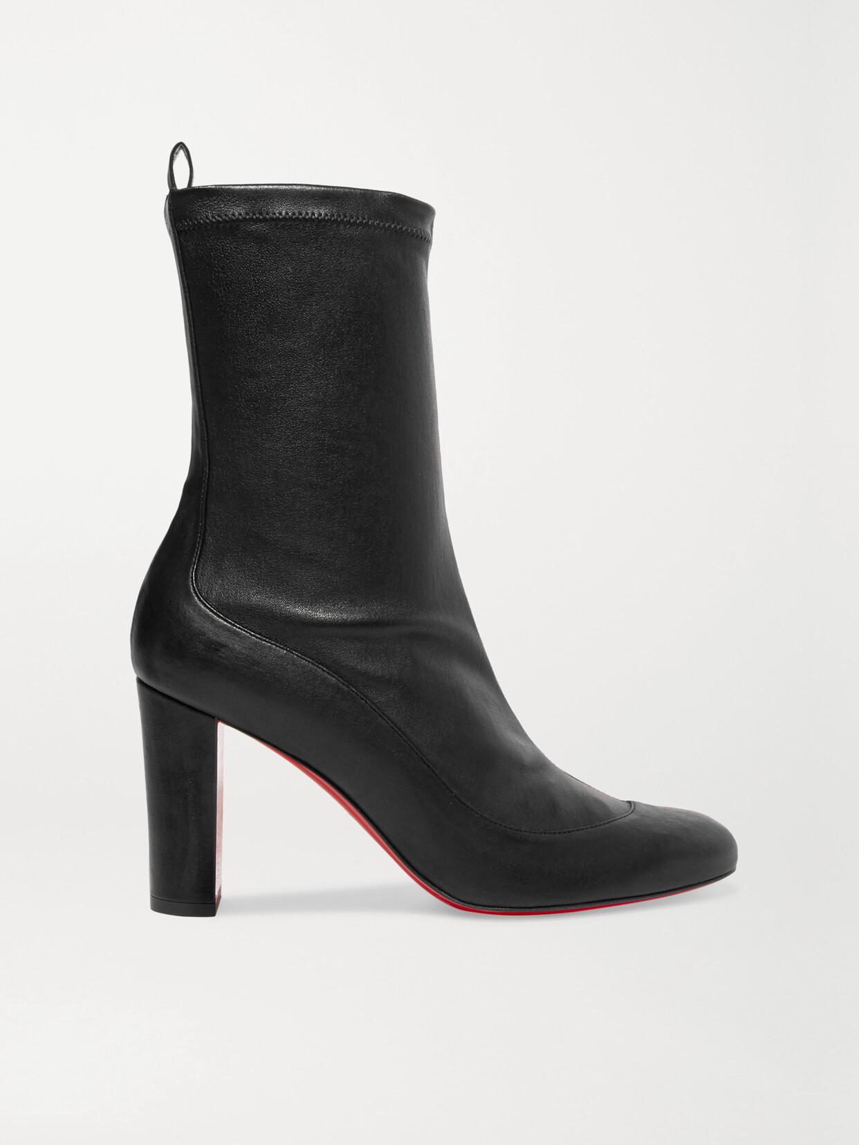 Christian Louboutin Gena 85 Stretch-leather Sock Boots - Black