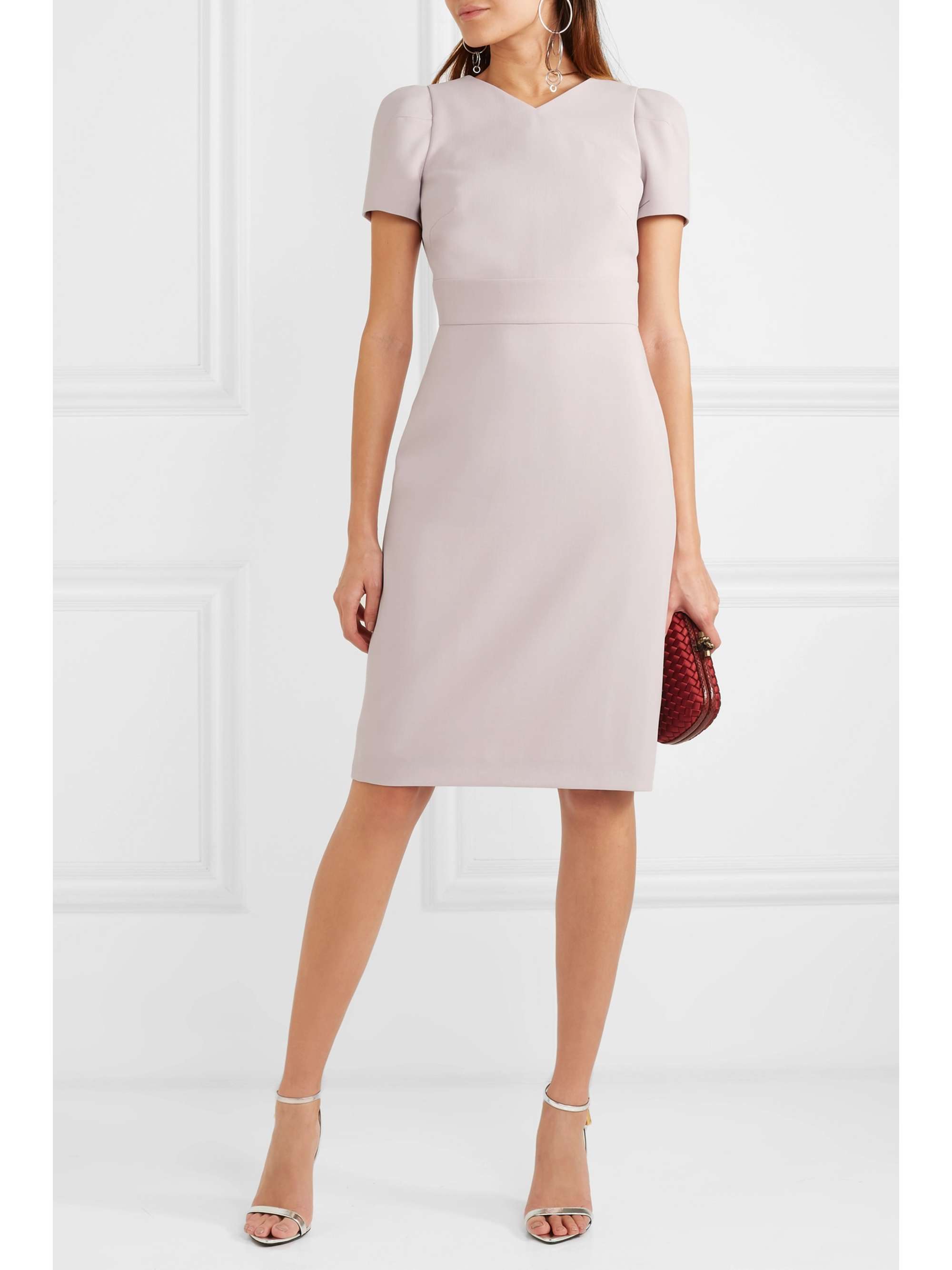 GIORGIO ARMANI Wool-crepe dress