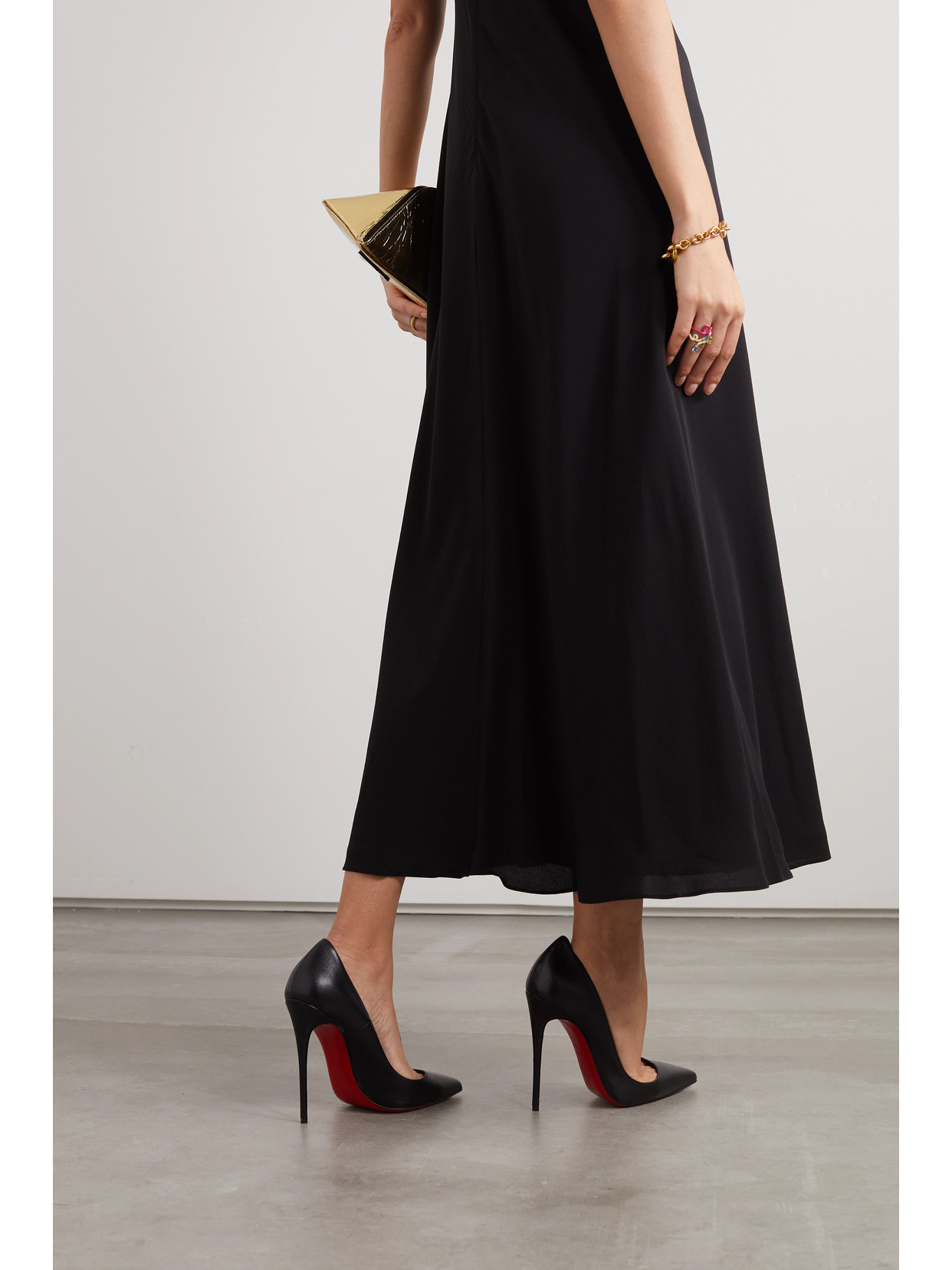 CHRISTIAN LOUBOUTIN SO KATE 120 LEATHER PUMPS