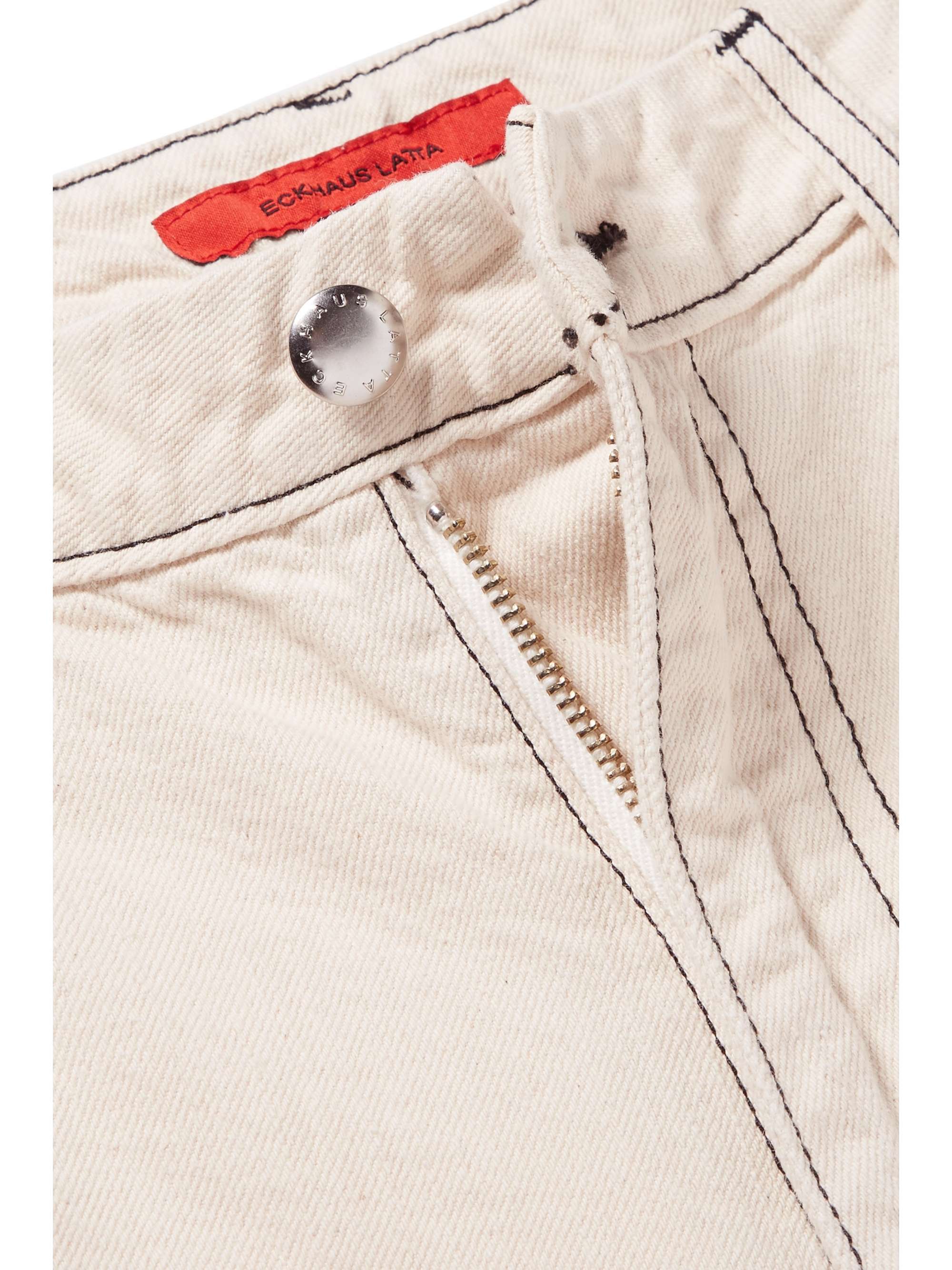 ECKHAUS LATTA El high-rise straight-leg jeans