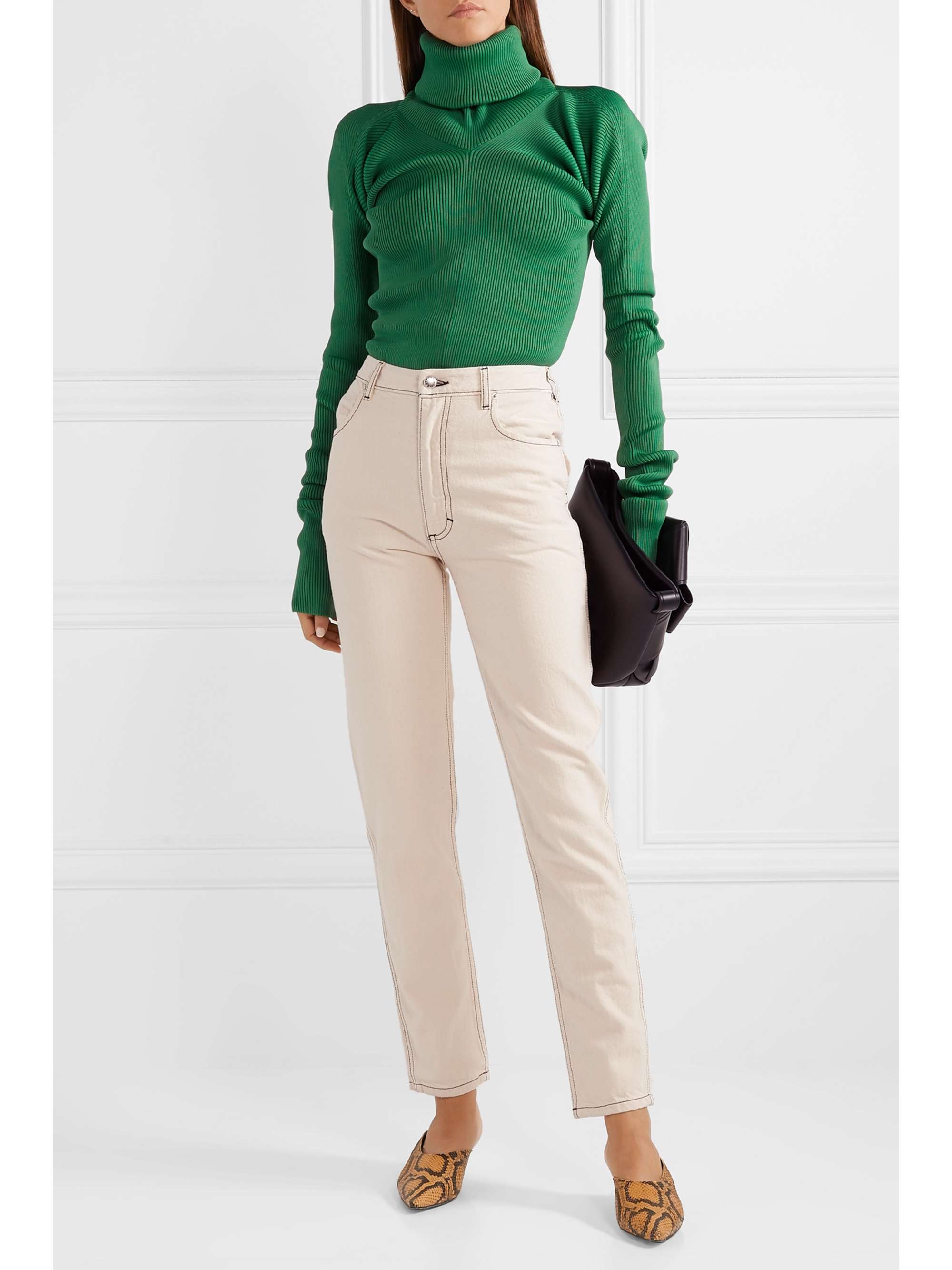 ECKHAUS LATTA El high-rise straight-leg jeans