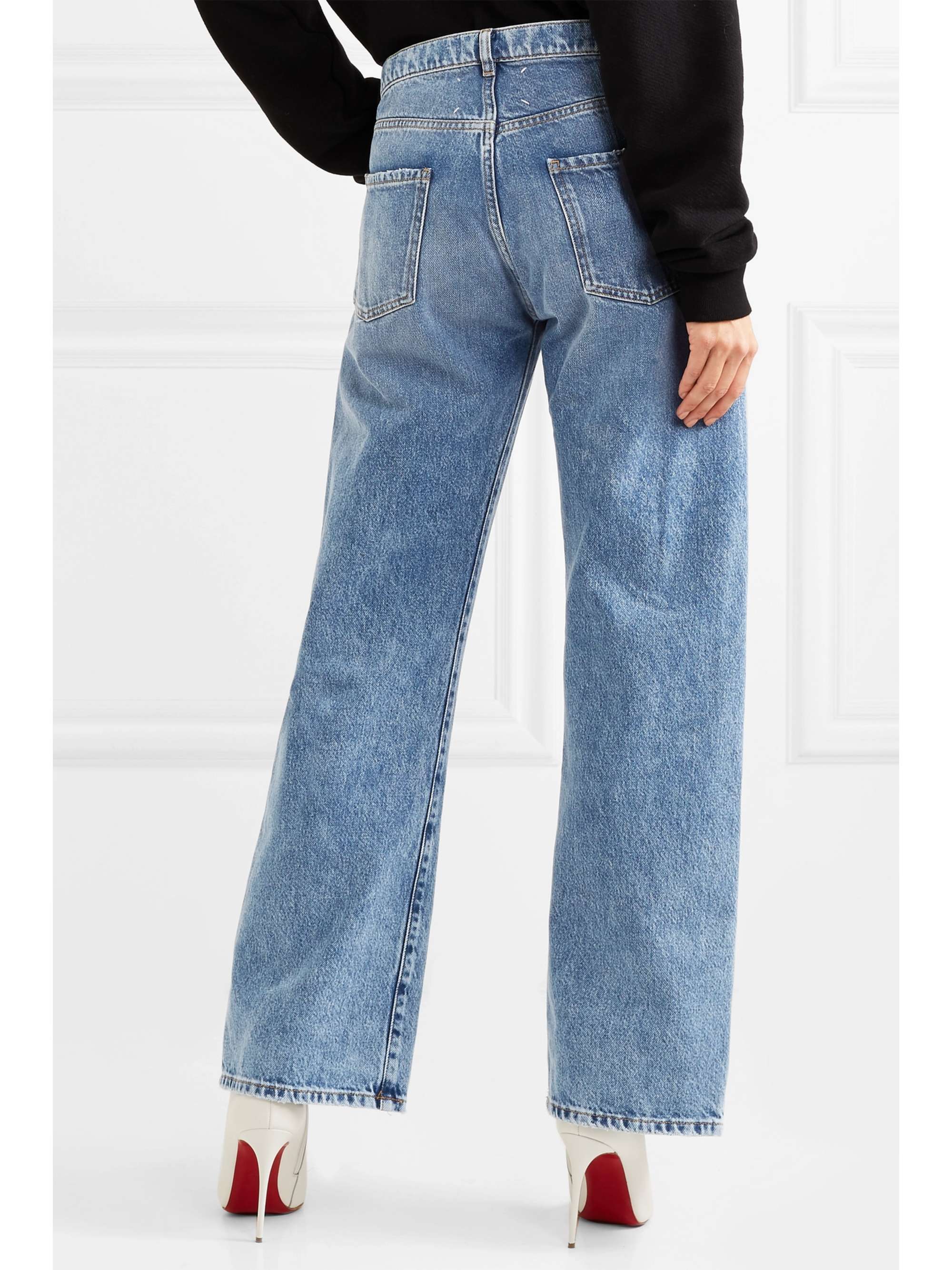 MAISON MARGIELA Paneled boyfriend jeans