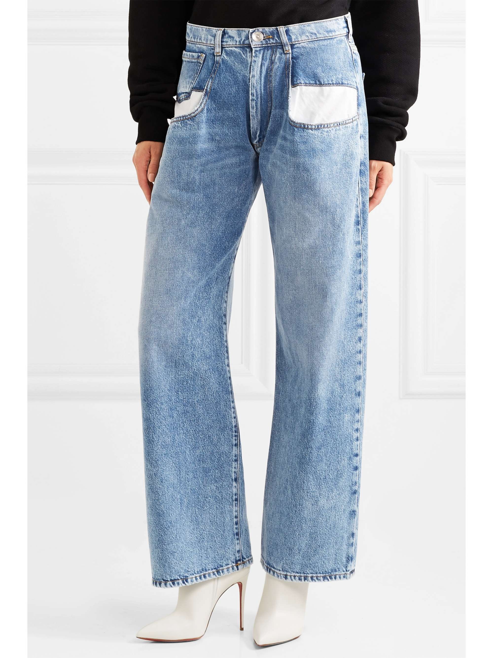 MAISON MARGIELA Paneled boyfriend jeans