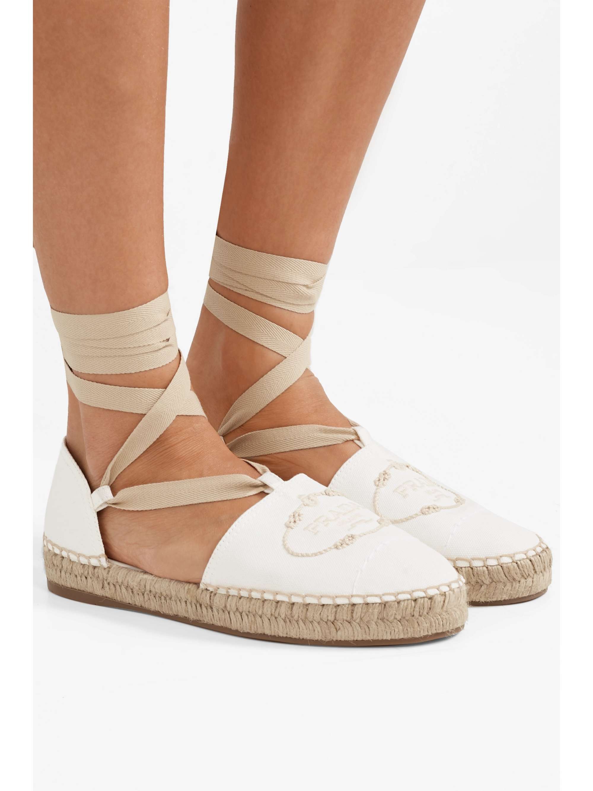 prada canvas espadrilles