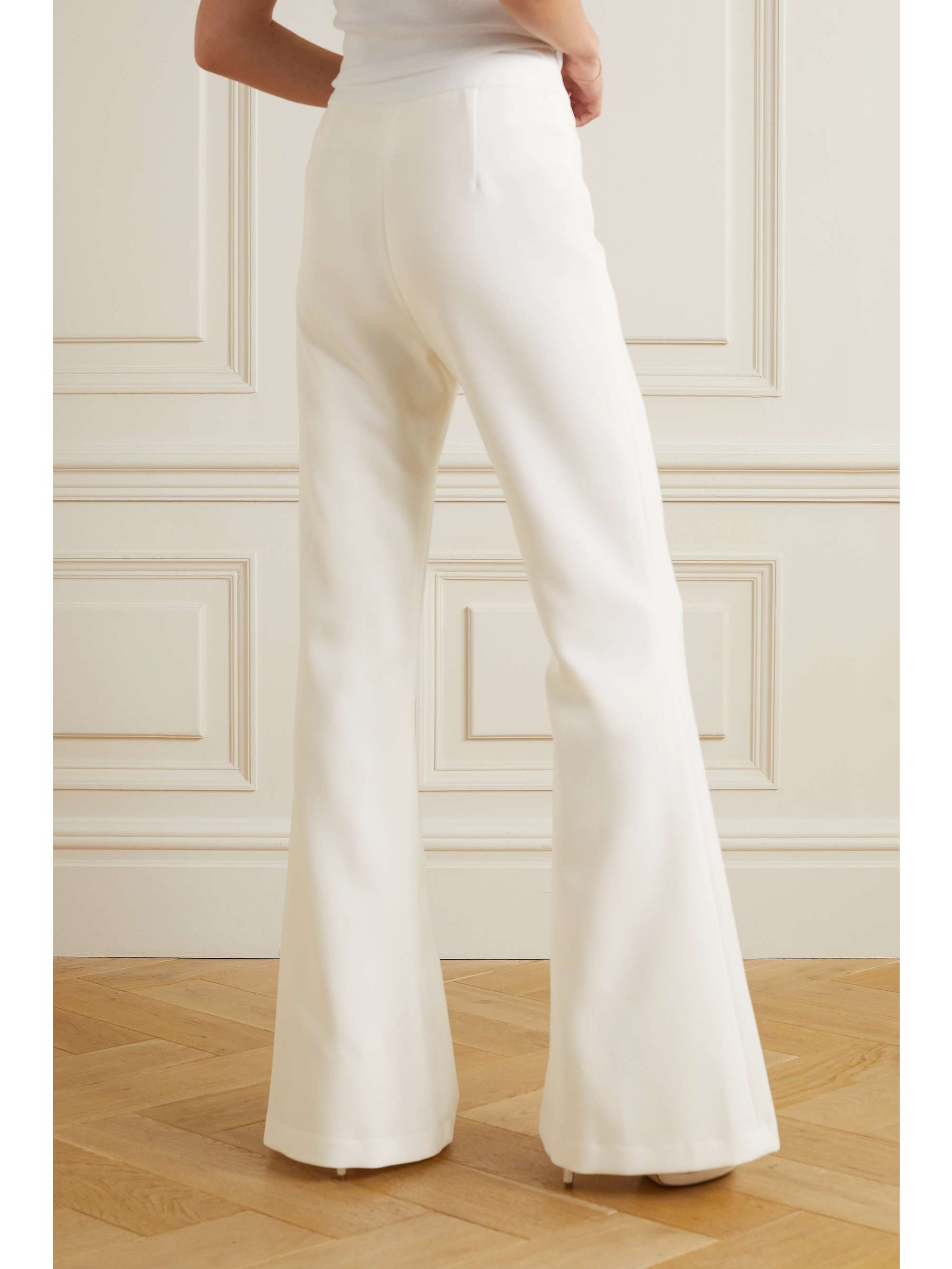 BRANDON MAXWELL Crepe flared pants