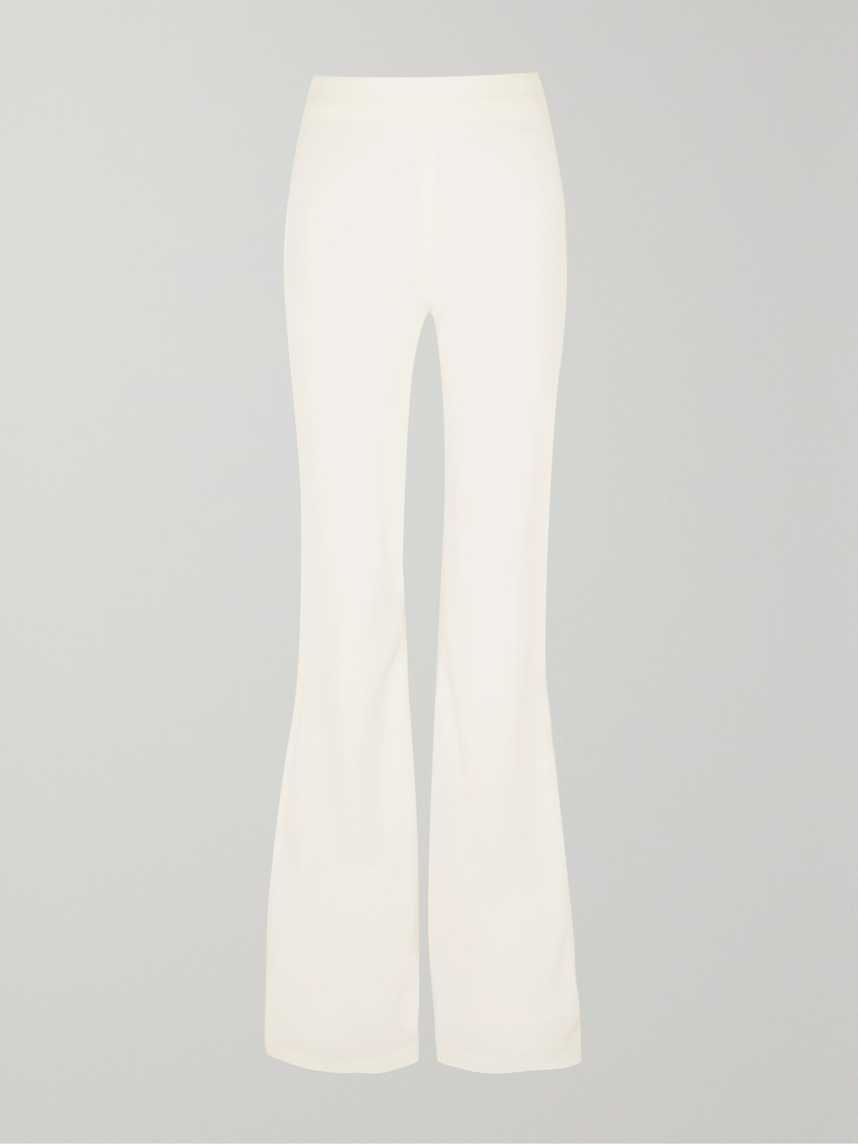 Brandon Maxwell Crepe Flared Pants - Ivory