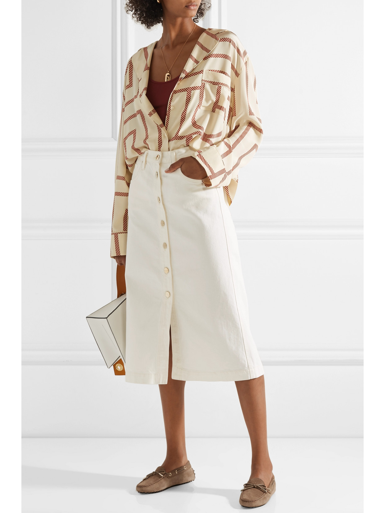 Tod's Gommino Suede Loafers In Beige