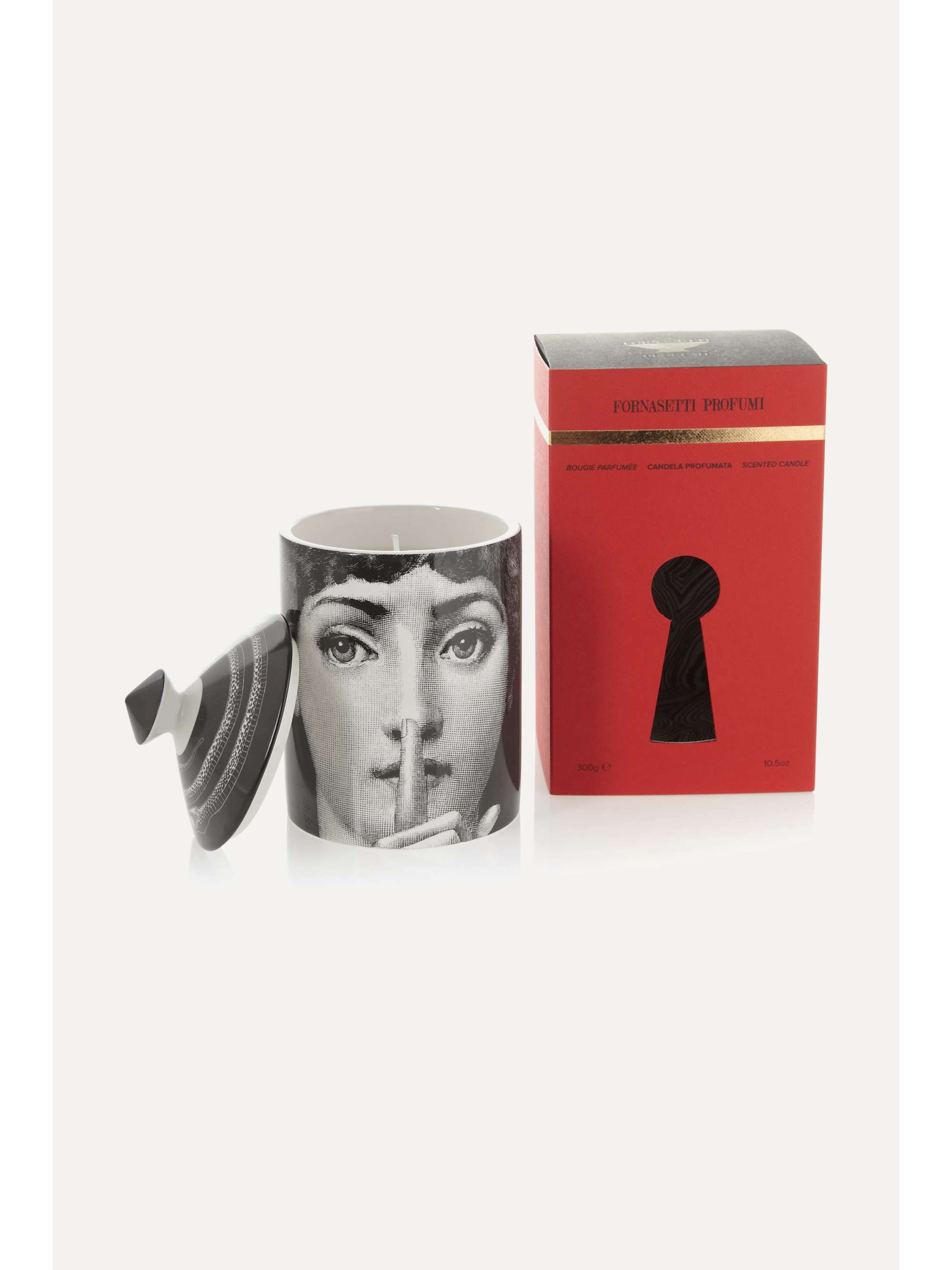 FORNASETTI Silenzio thyme, lavender and orris scented candle NETAPORTER