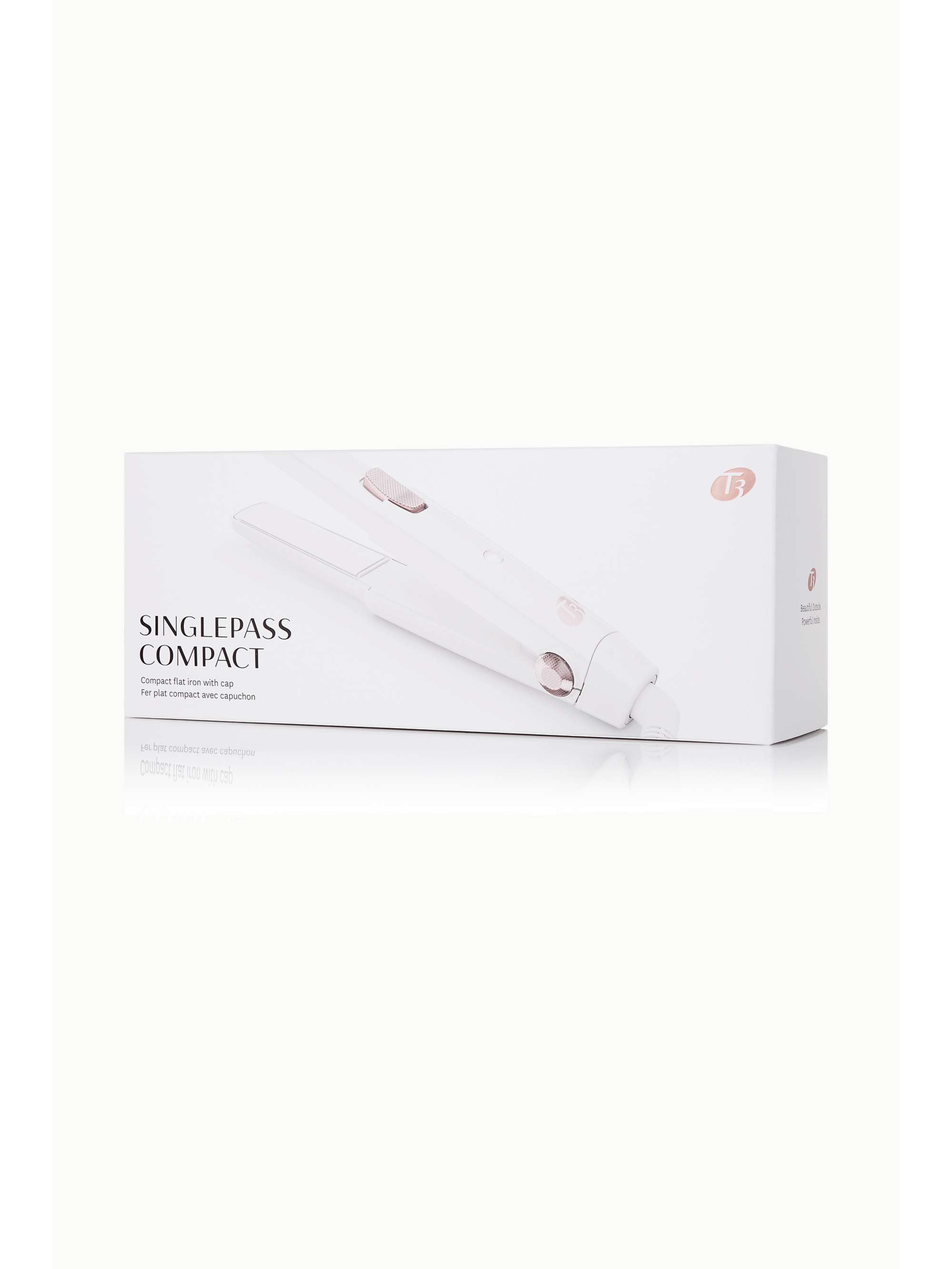 singlepass compact travel styling flat iron with cap