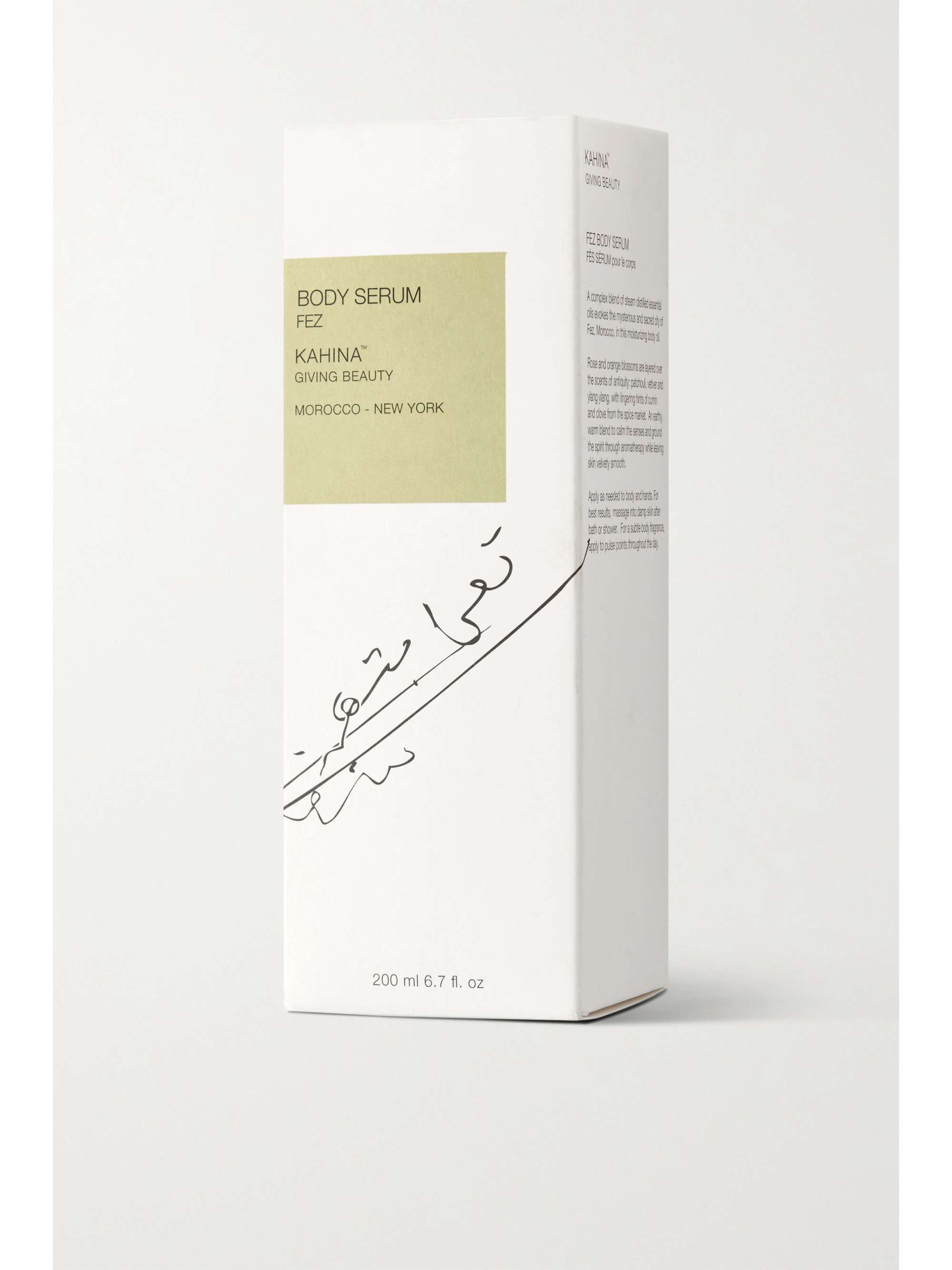 KAHINA GIVING BEAUTY + NET SUSTAIN Fez Body Serum, 200ml