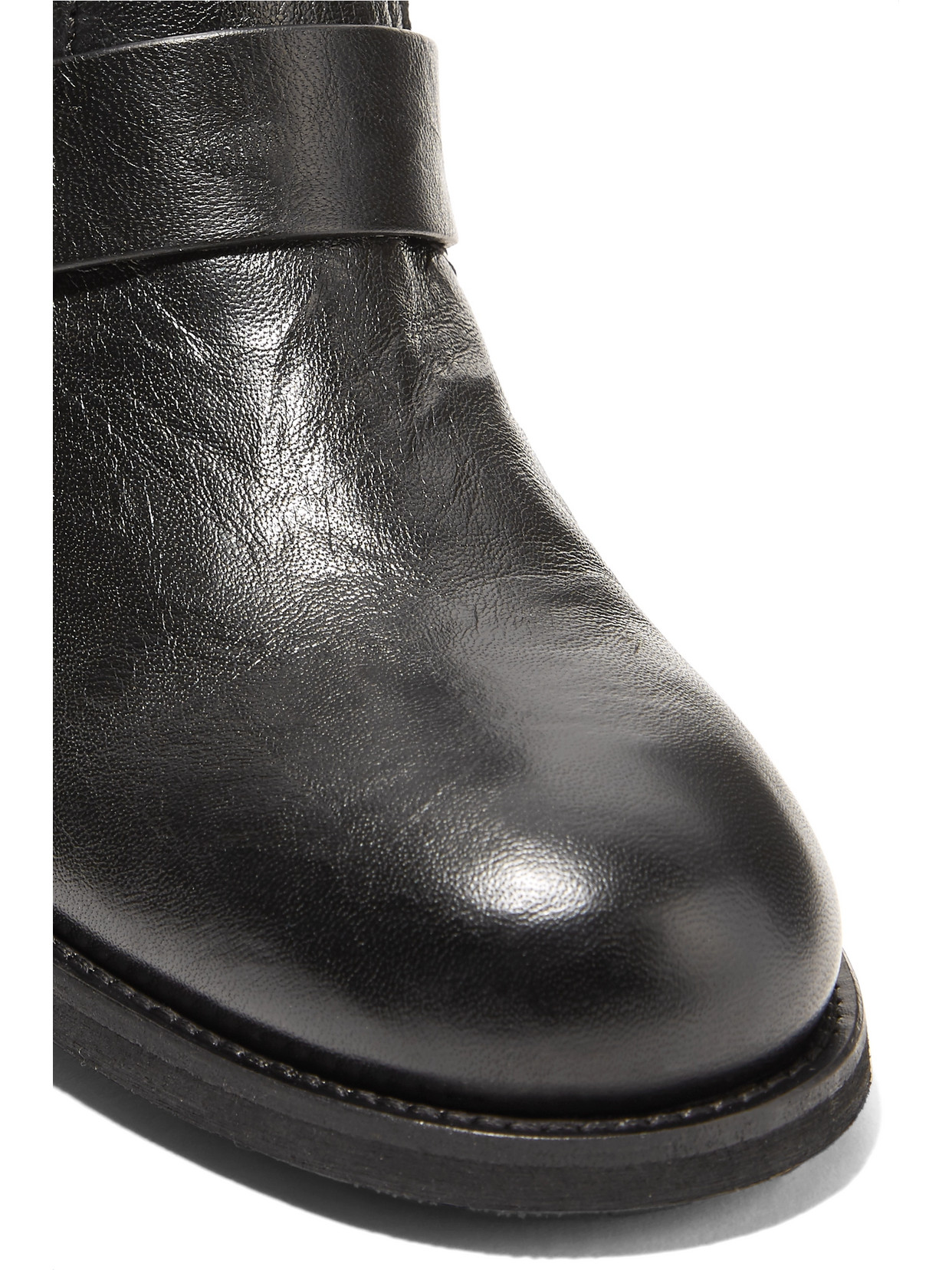 Jimmy Choo Youth Leather Ankle Boots In Black