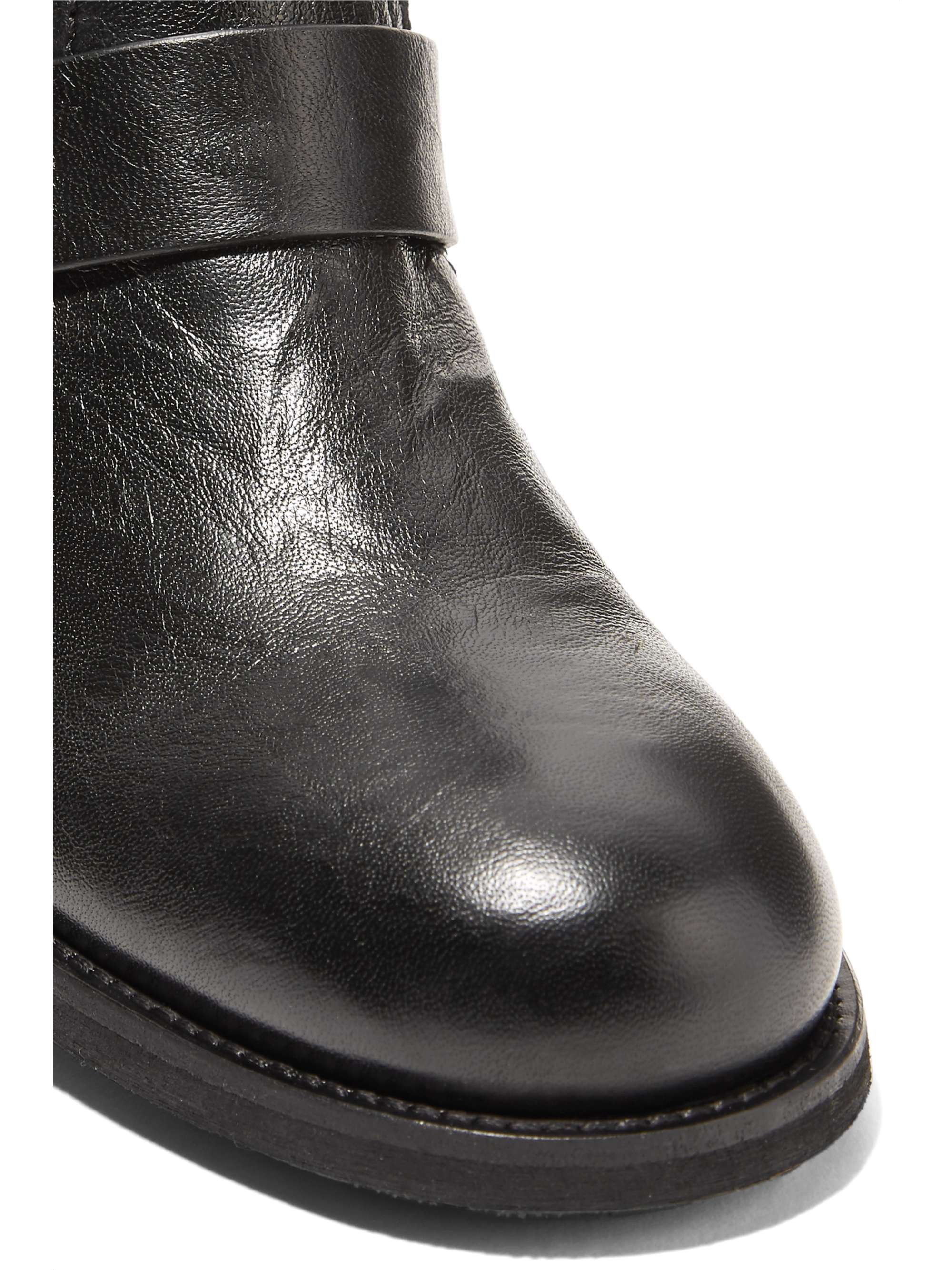 JIMMY CHOO Youth leather ankle boots