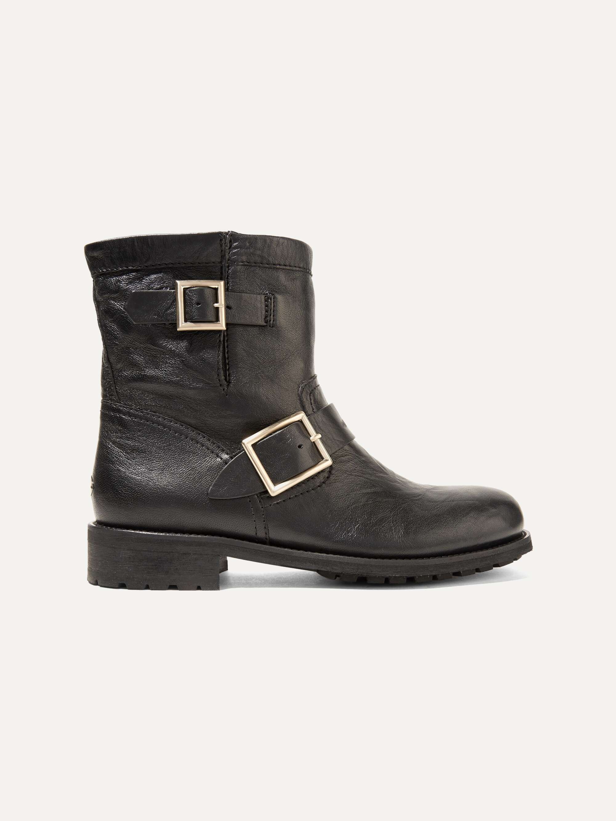 JIMMY CHOO Youth leather ankle boots | NET-A-PORTER