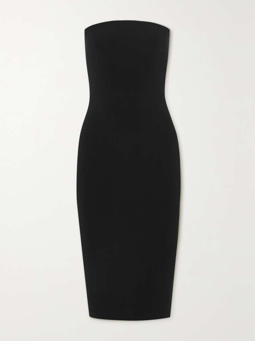 Norma Kamali Strapless Stretch-jersey Dress