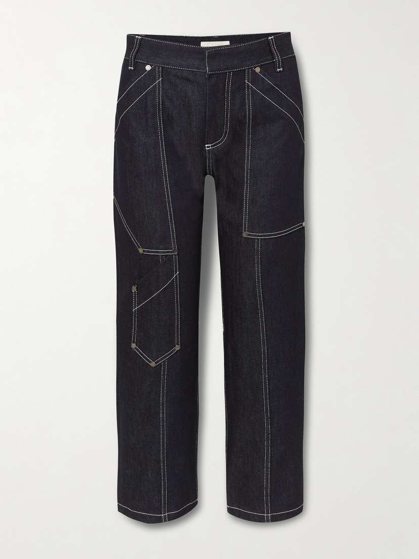 Chloé Cropped High-rise Straight-leg Jeans