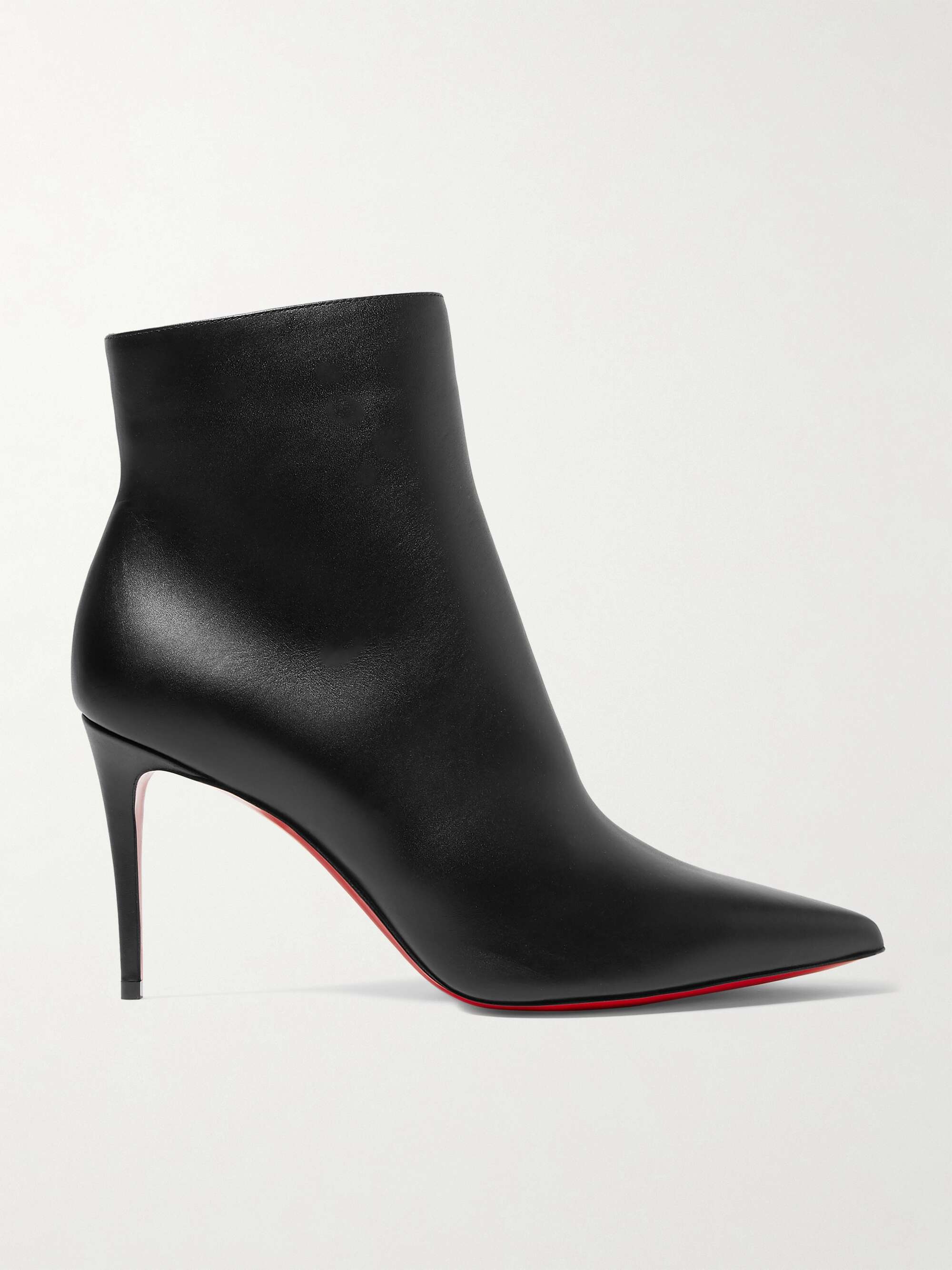 Christian Louboutin Leather Ankle Boots in Black for Men