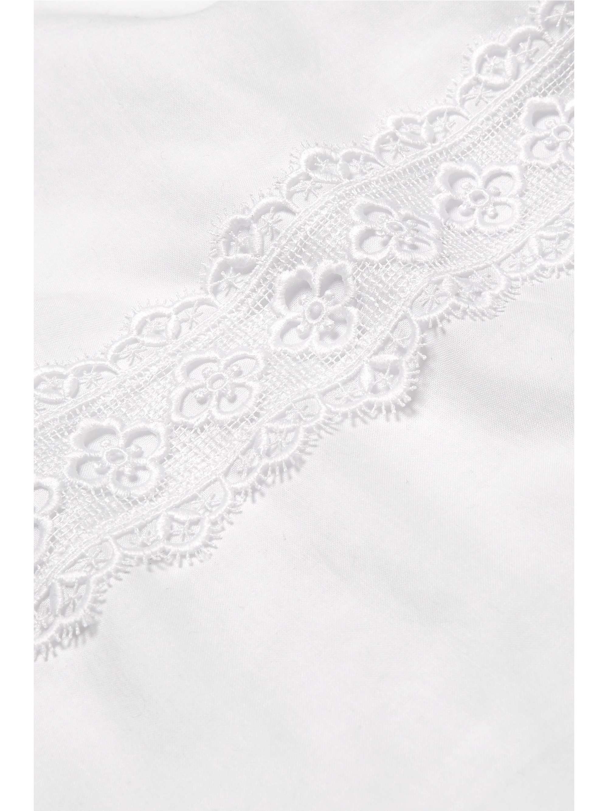 CHARO RUIZ KIDS Campana off-the-shoulder crocheted lace-paneled cotton-blend dress