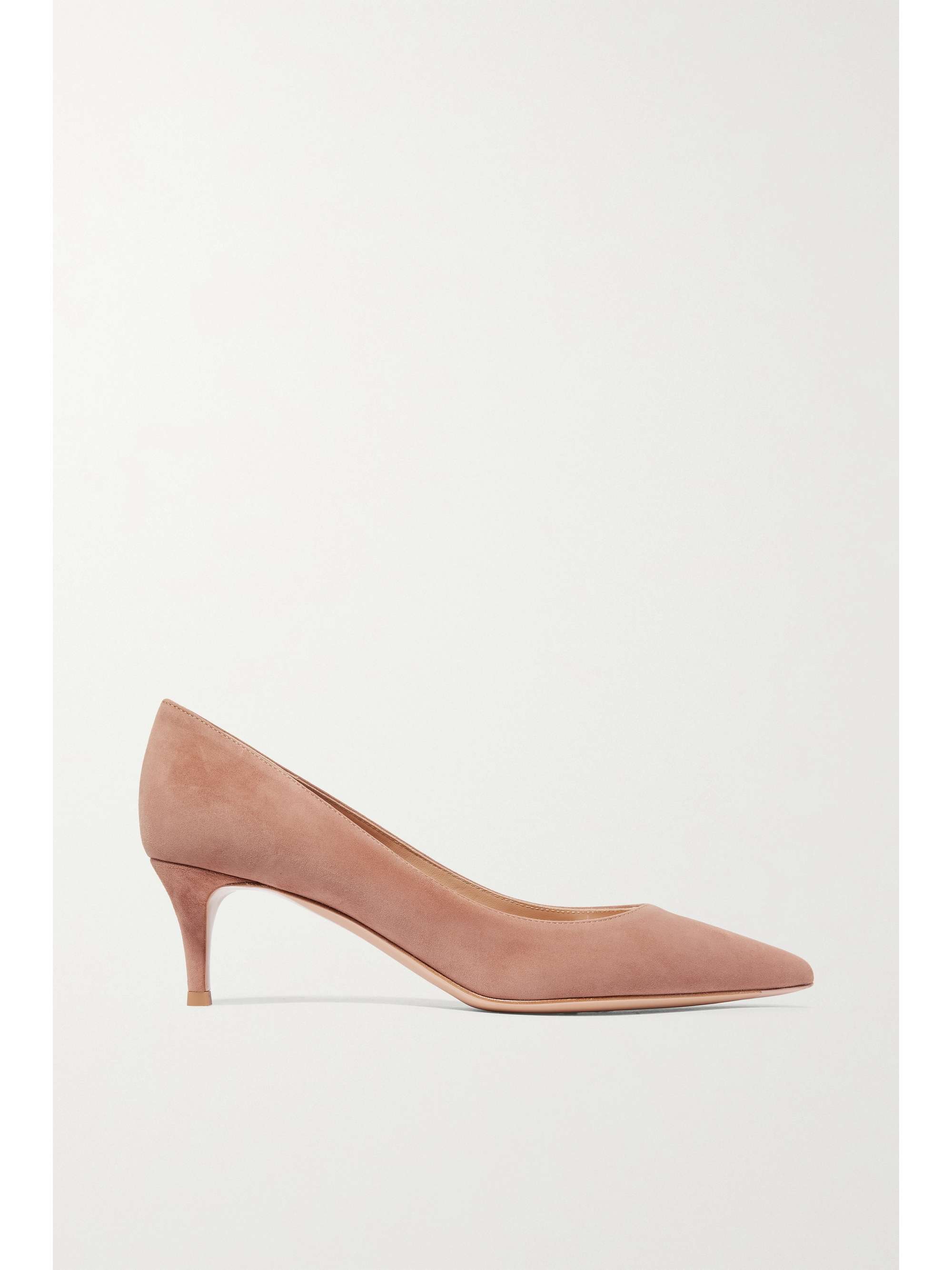 suede pumps beige