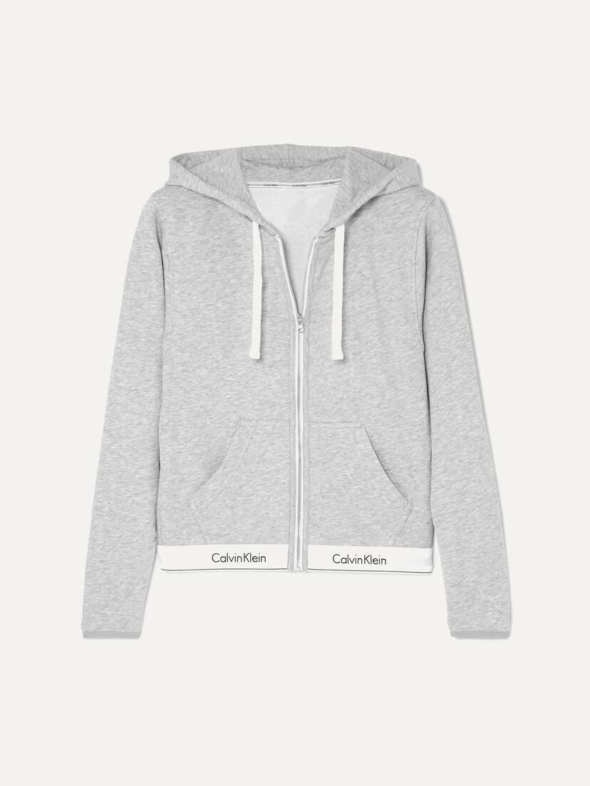 CK ONE Cotton-blend Jersey Hoodie