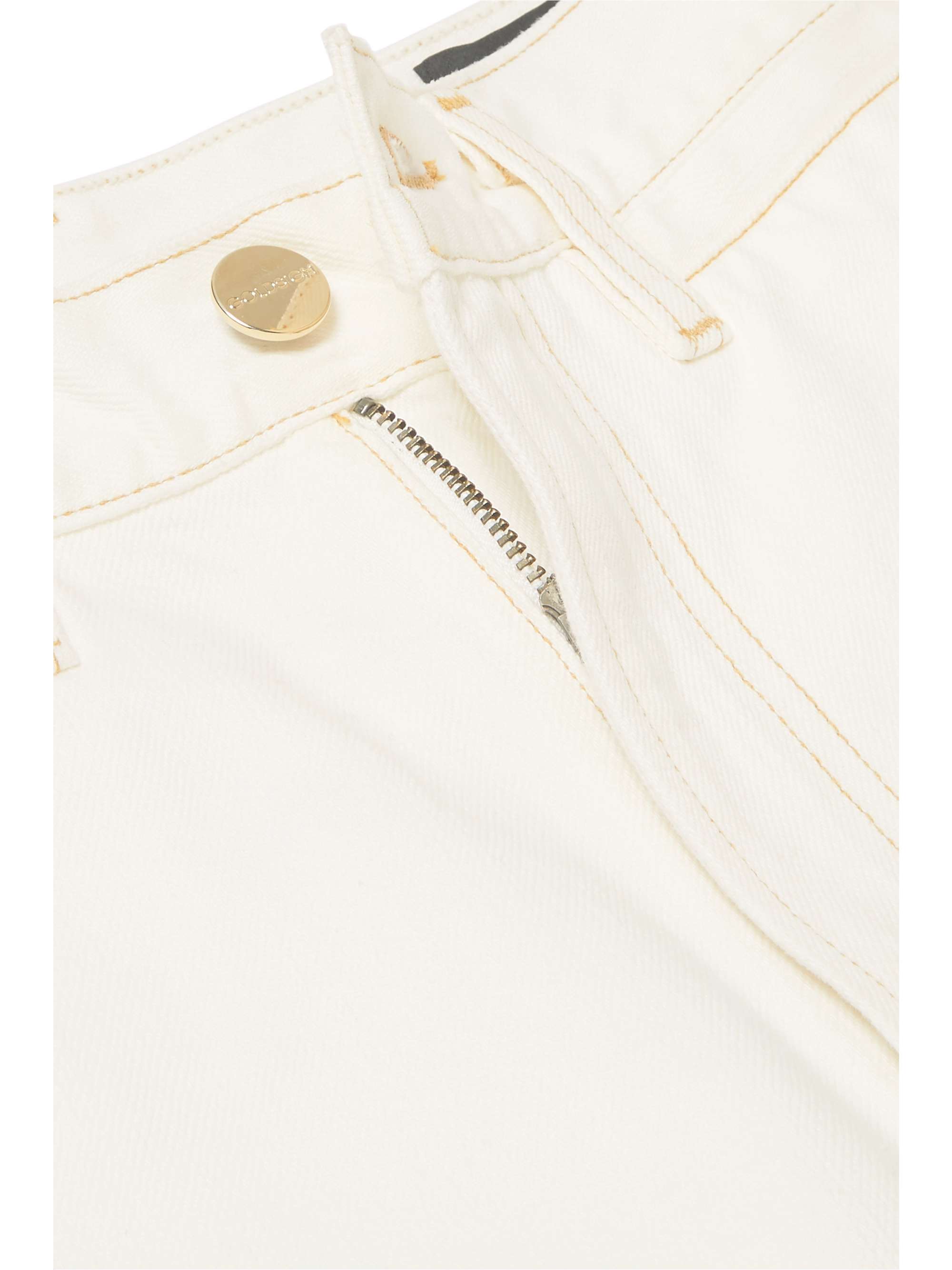 GOLDSIGN High-rise wide-leg jeans