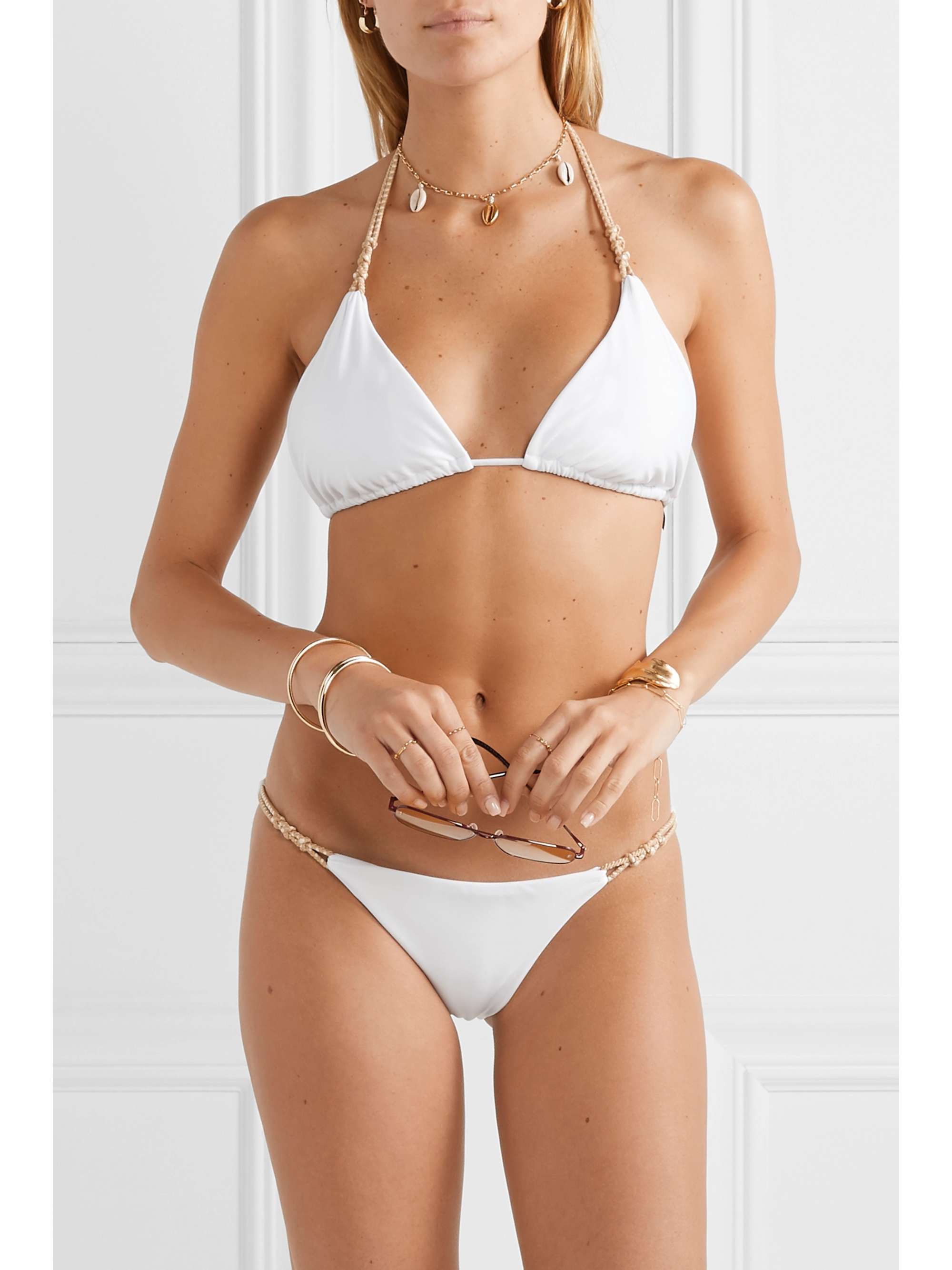VIX Rope-trimmed bikini top