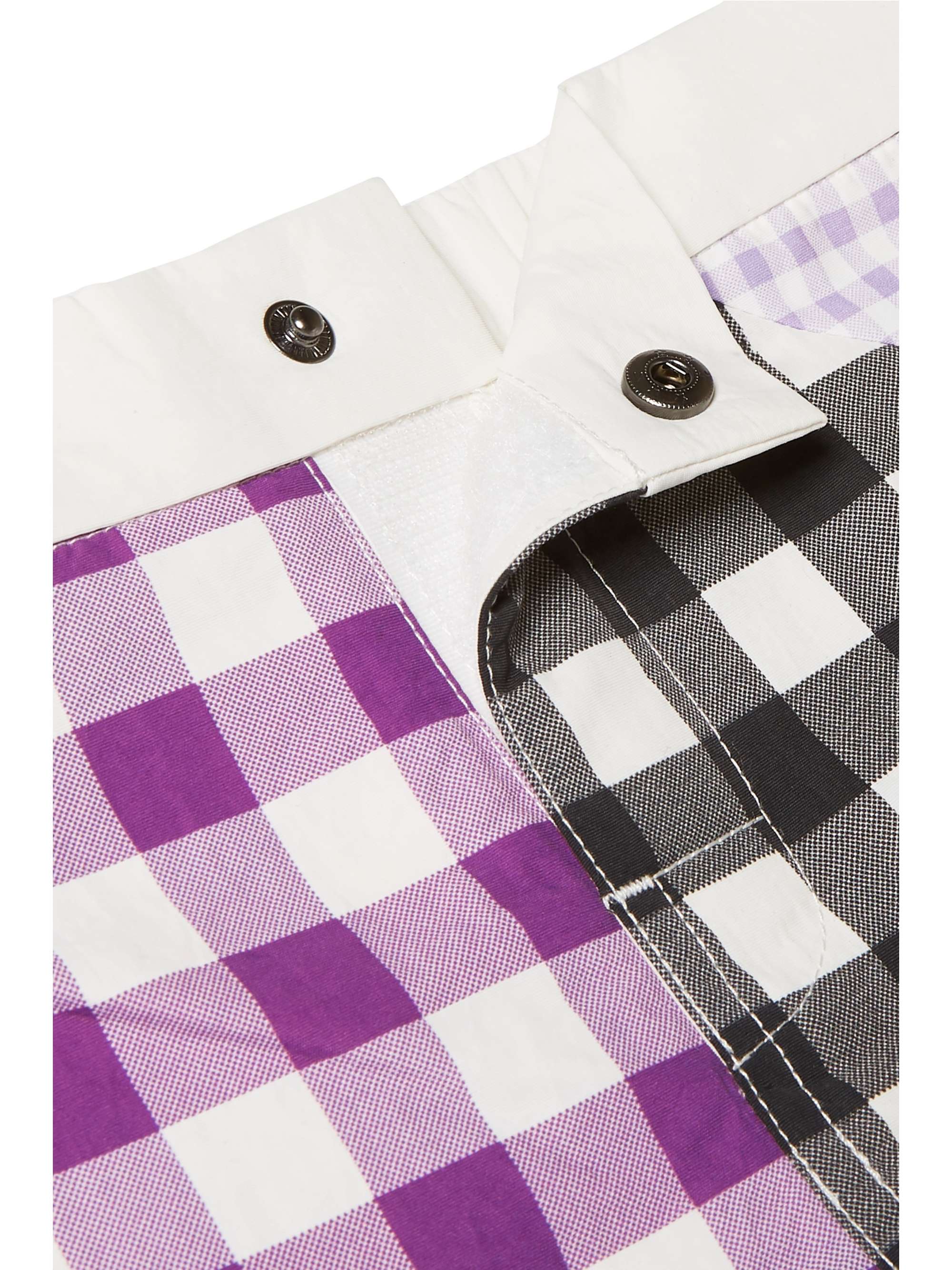 MARYSIA KIDS Bumby Hampton patchwork gingham swim shorts