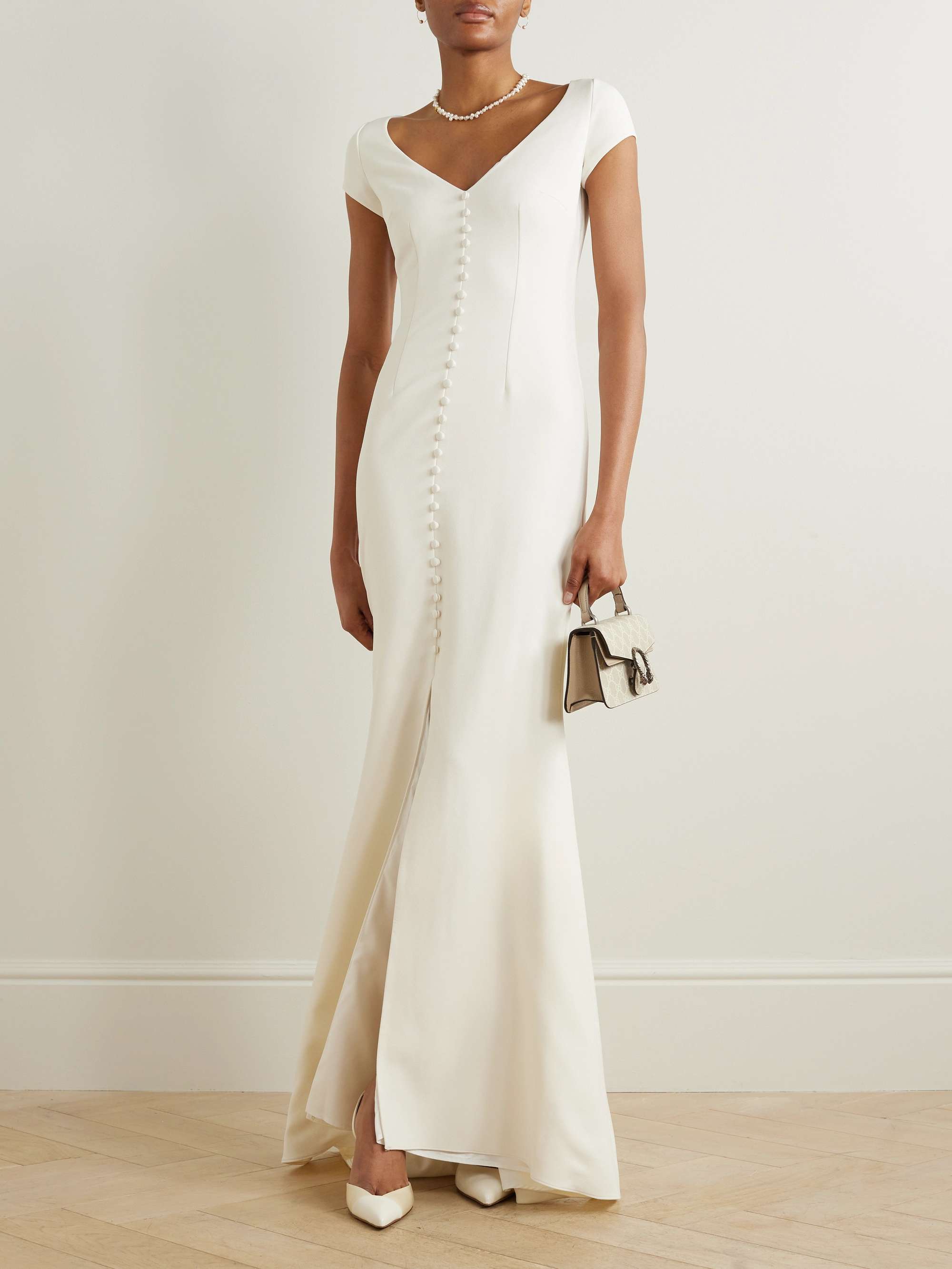 SAFIYAA Crepe gown