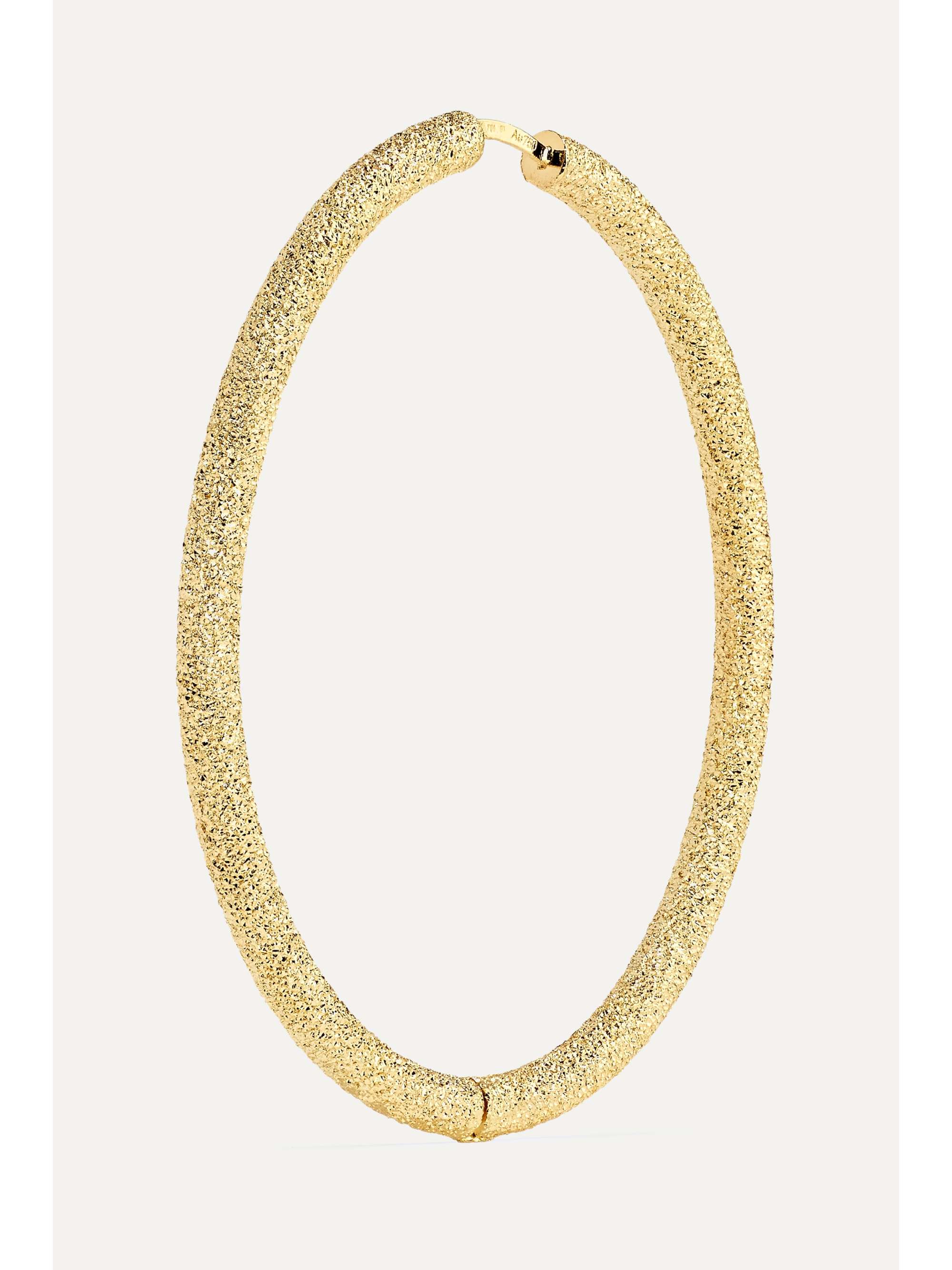 CAROLINA BUCCI Florentine 18-karat gold hoop earrings