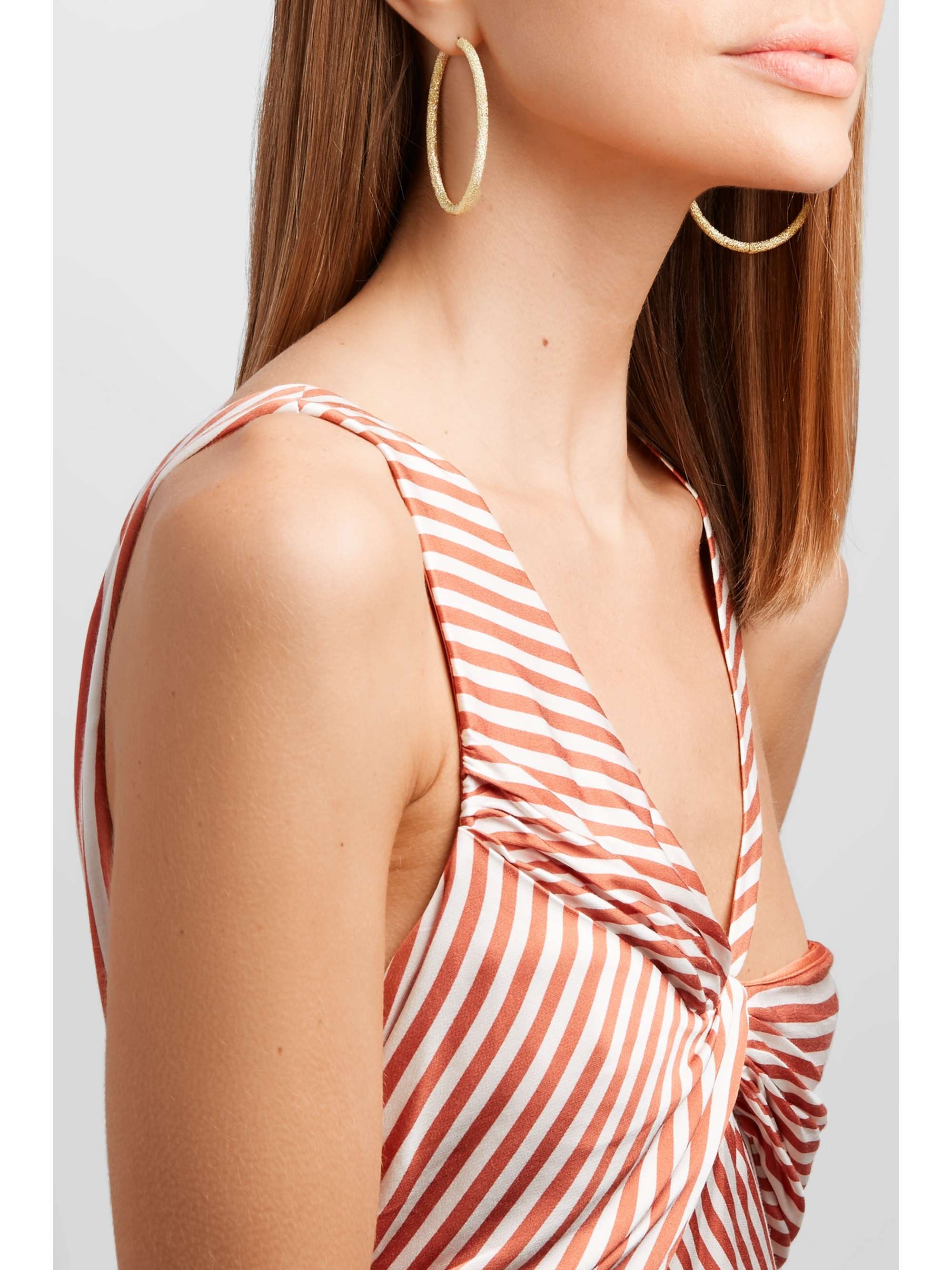 CAROLINA BUCCI Florentine 18-karat gold hoop earrings