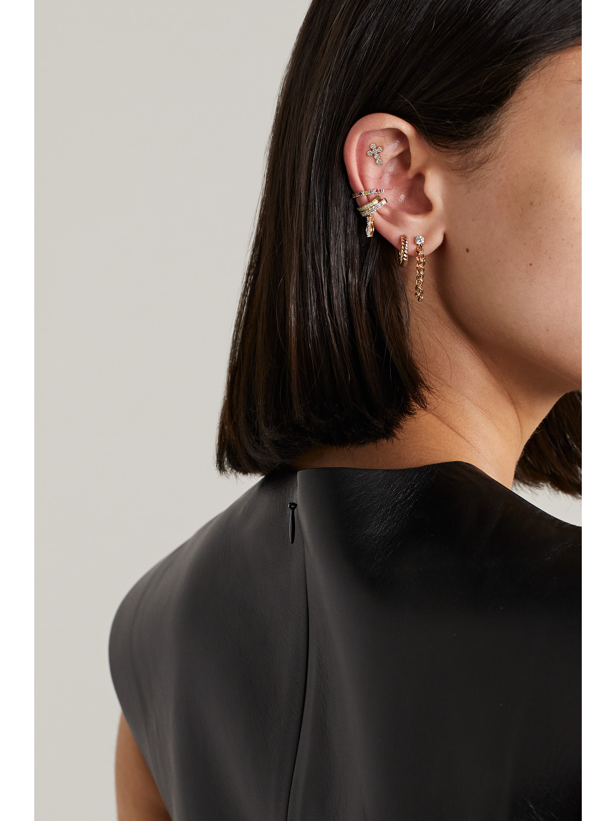 Shop Anita Ko 18-karat Gold Diamond Ear Cuff