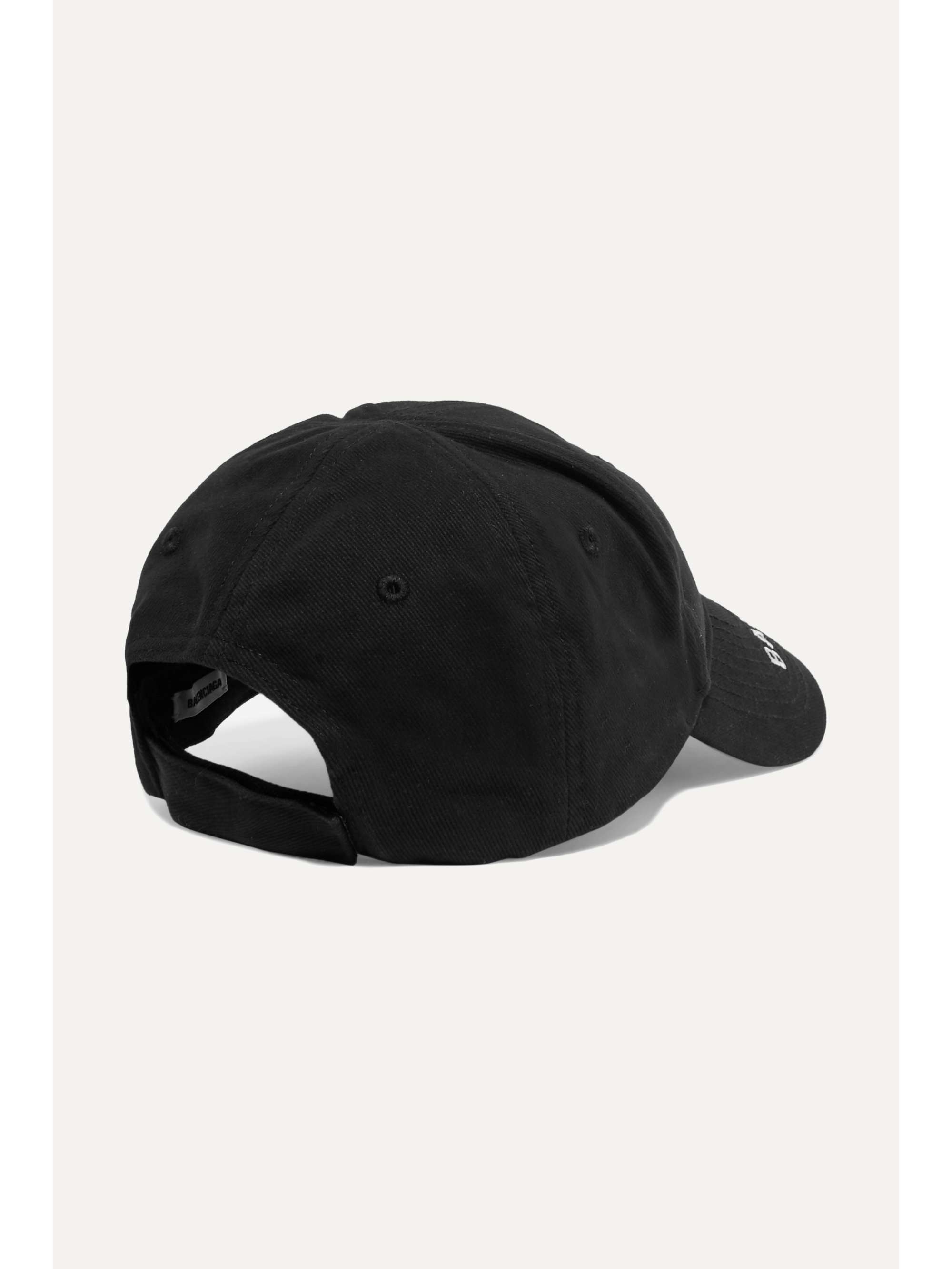 BALENCIAGA Embroidered cotton-twill baseball cap