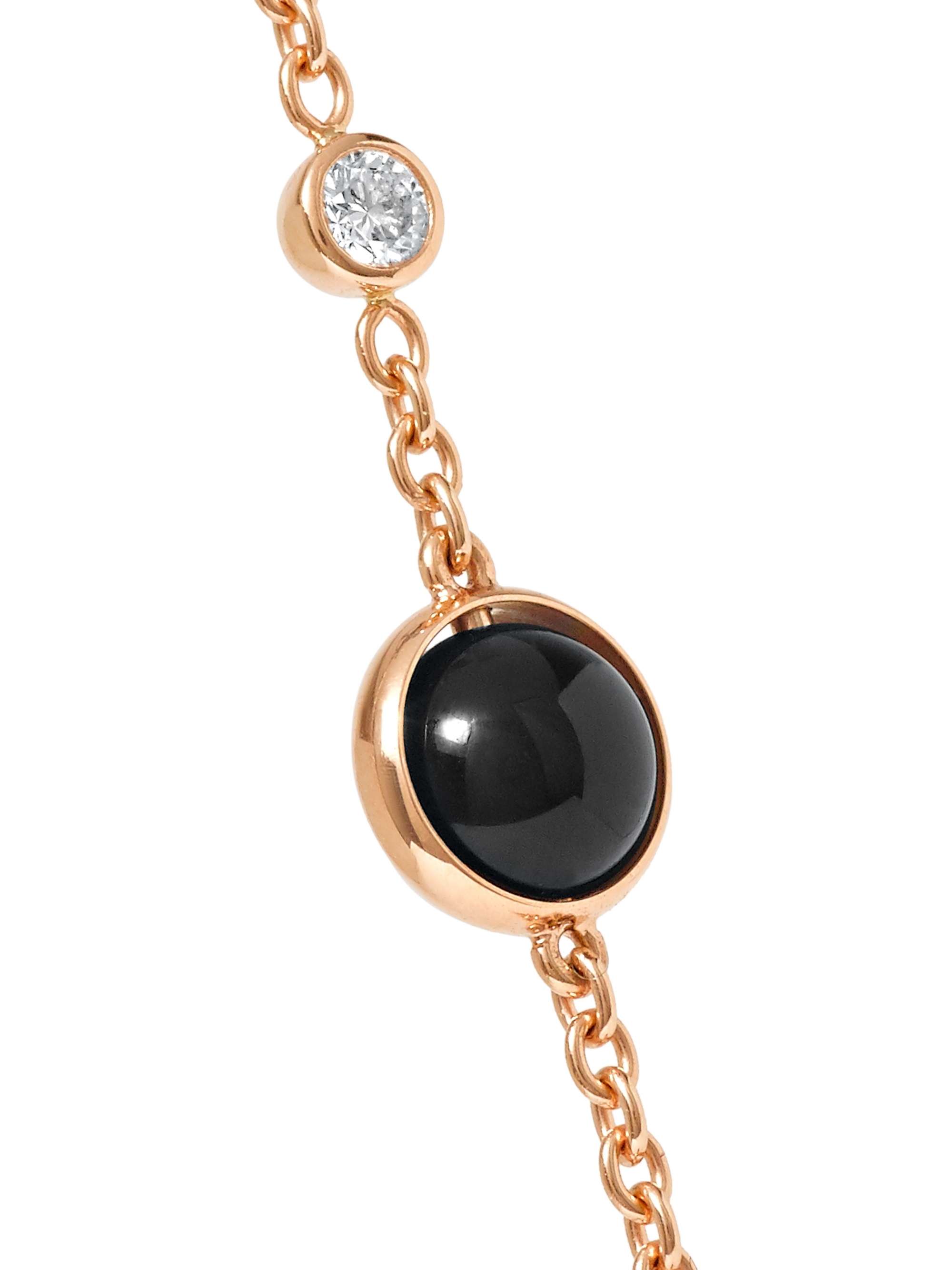 PIAGET Possession 18-karat rose gold, malachite and diamond bracelet