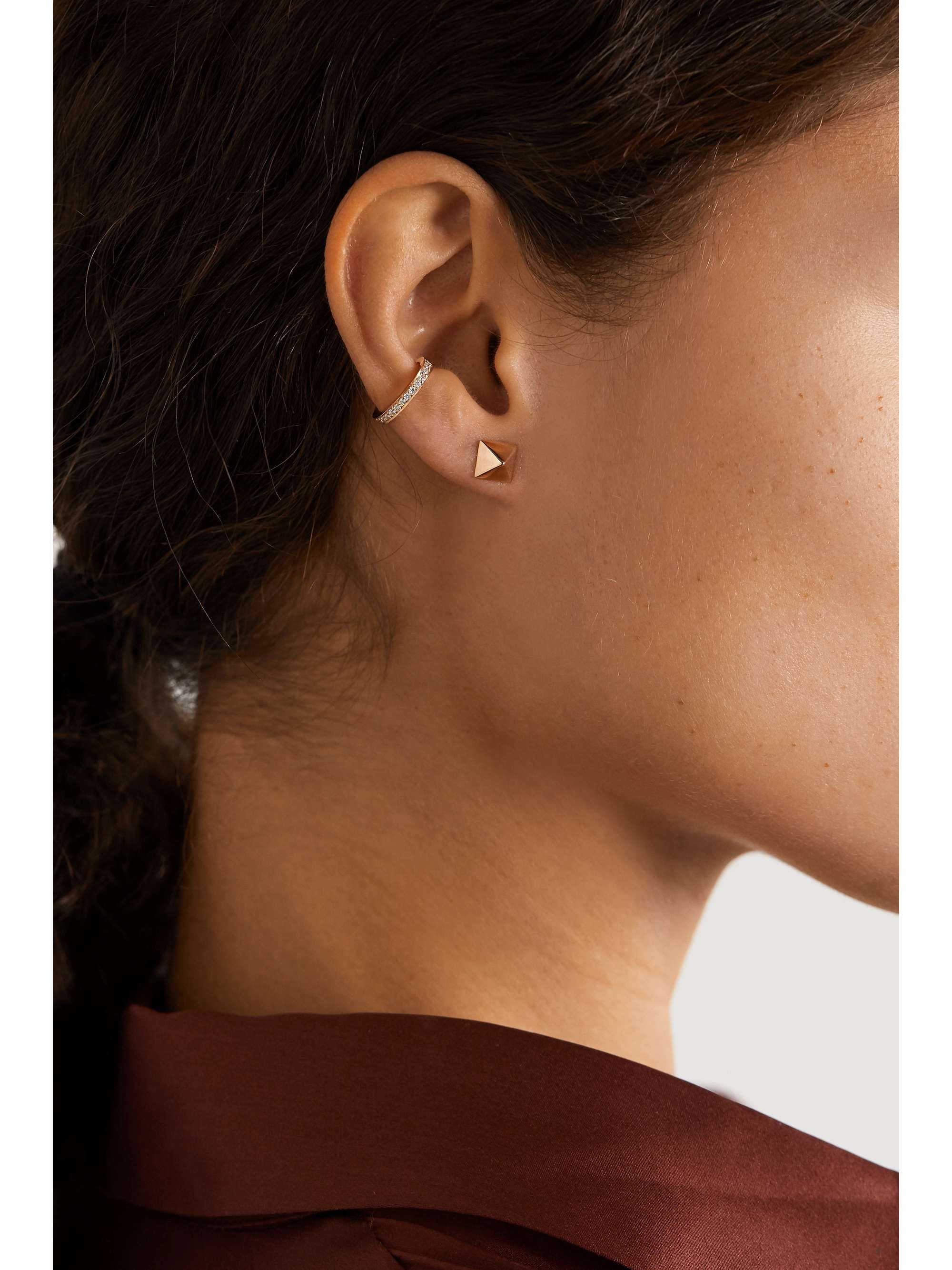 ANITA KO Ear Cuff aus 18 Karat Gold mit Diamanten