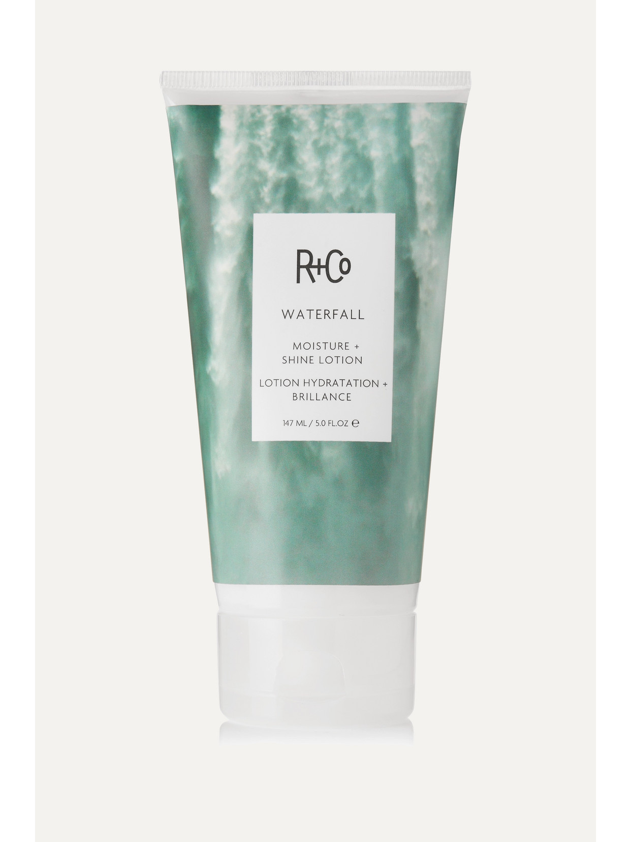 R + CO WATERFALL MOISTURE + SHINE LOTION, 147ML