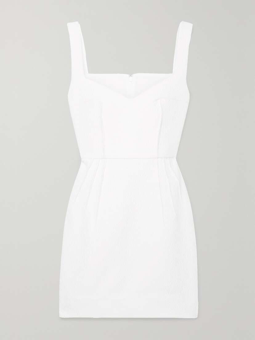 Emilia Wickstead Judita Cloqué Mini Dress
