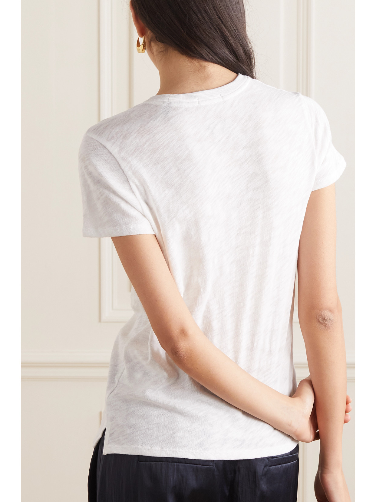 Schoolboy Slub Cotton-Jersey T-Shirt