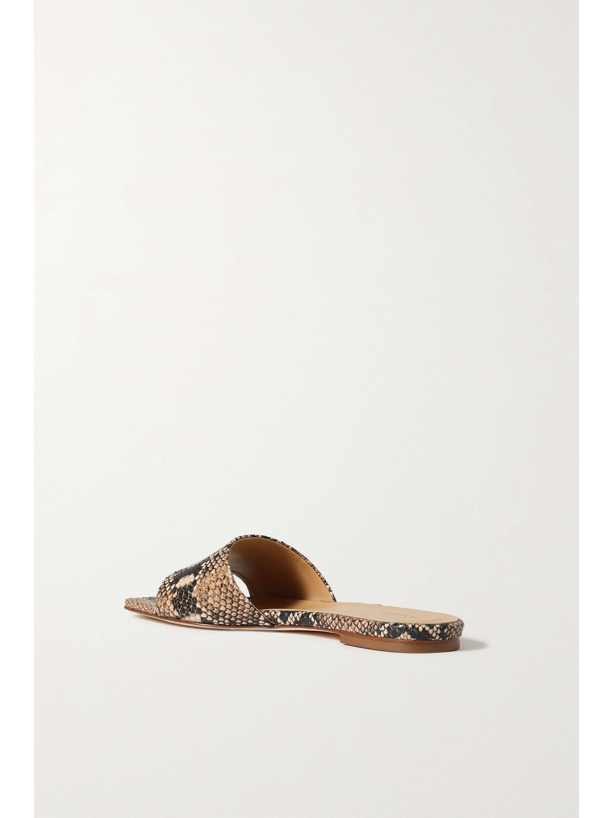aeyde chrissy leather slides