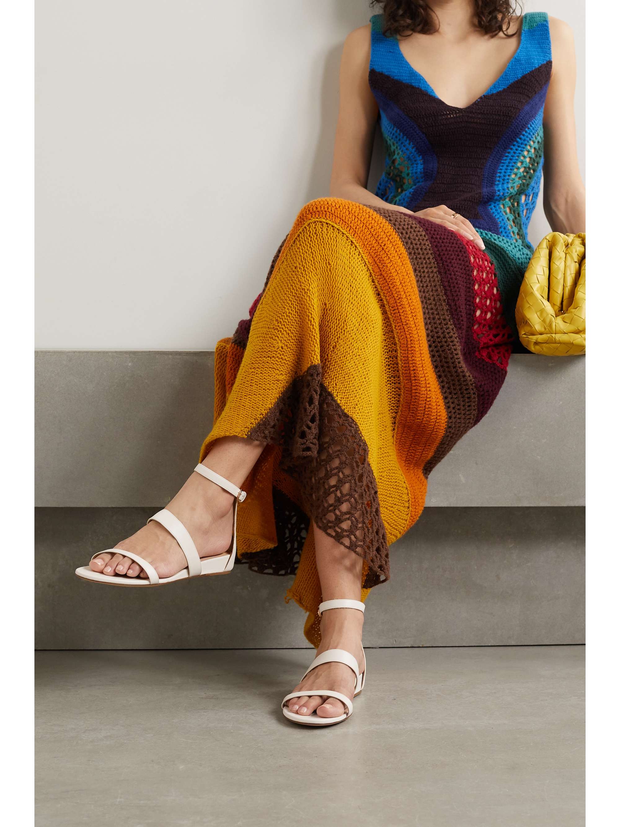 GABRIELA HEARST Lekker leather wedge sandals